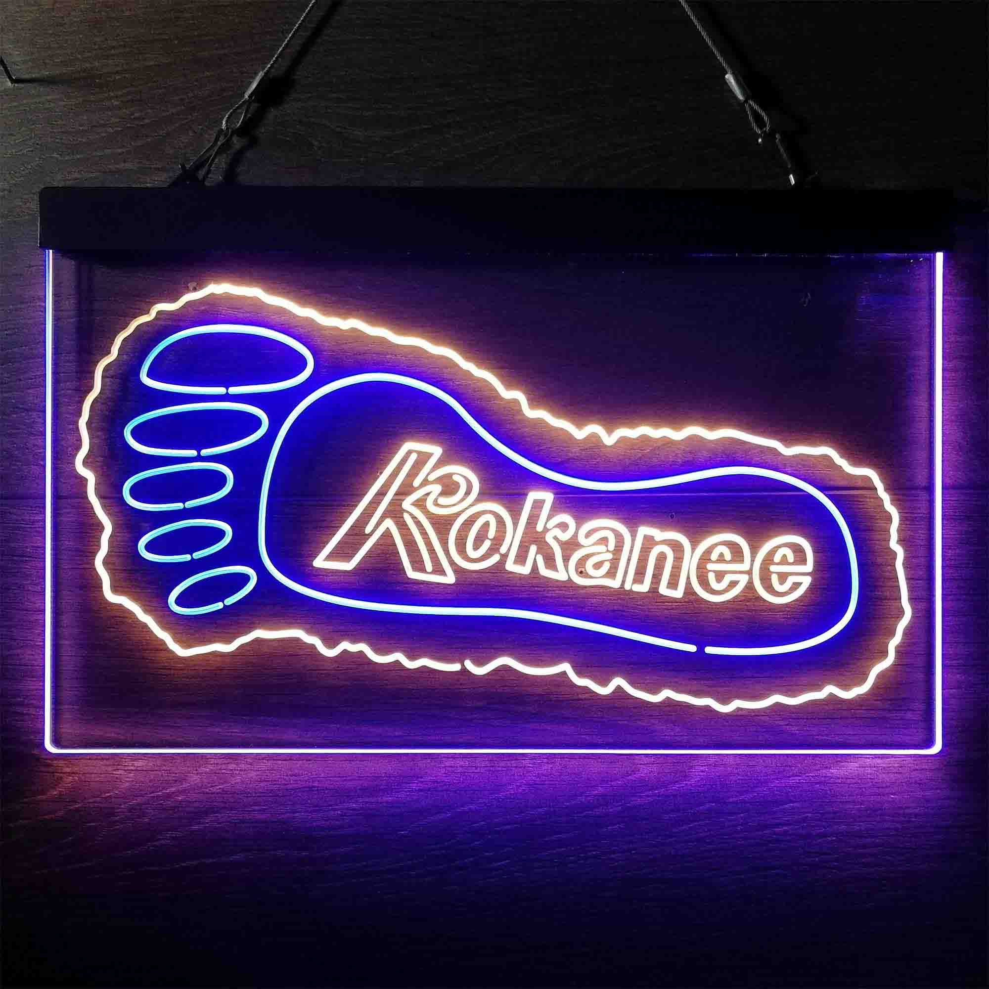 Kokanee Beer Foot Neon-Like LED Sign