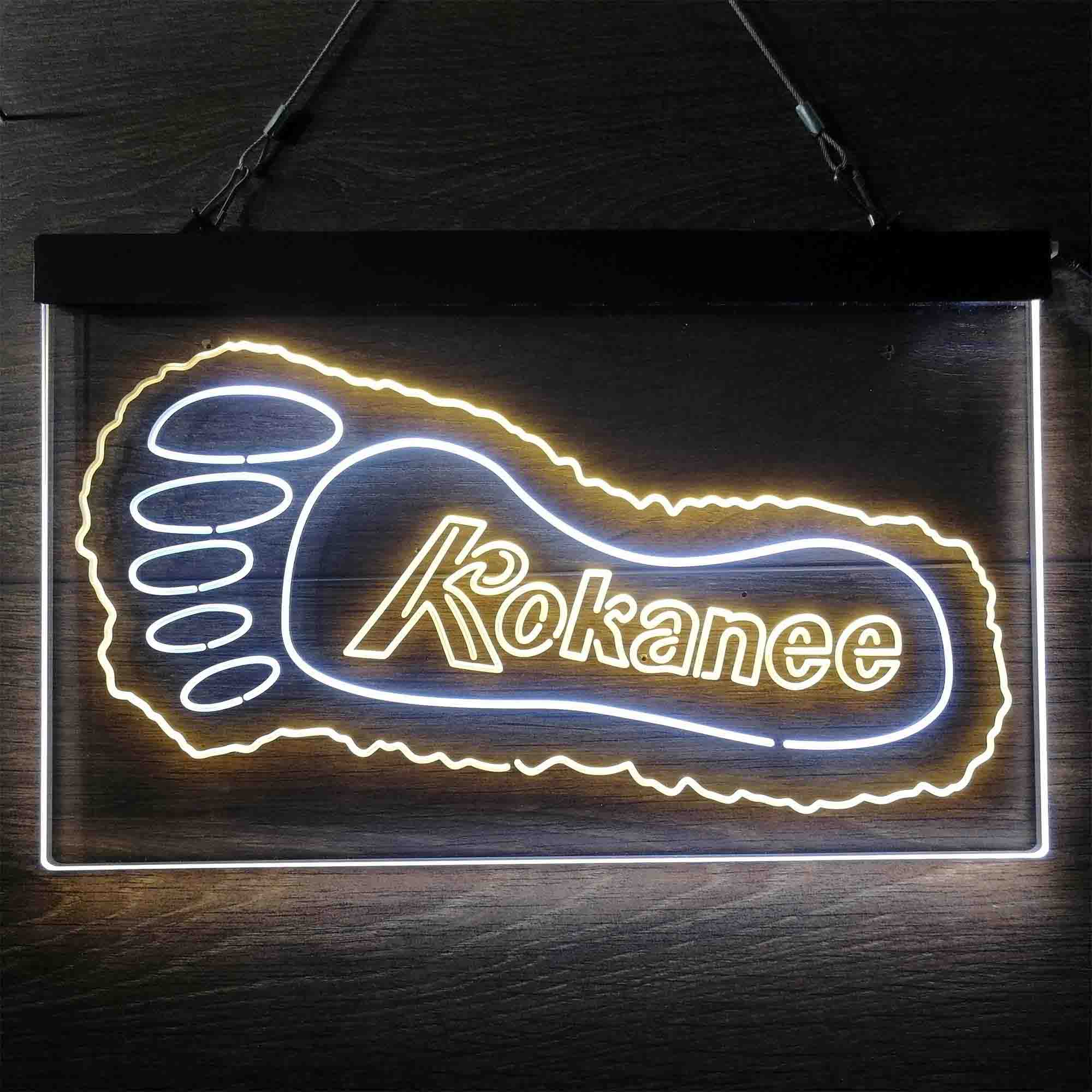 Kokanee Beer Foot Neon-Like LED Sign