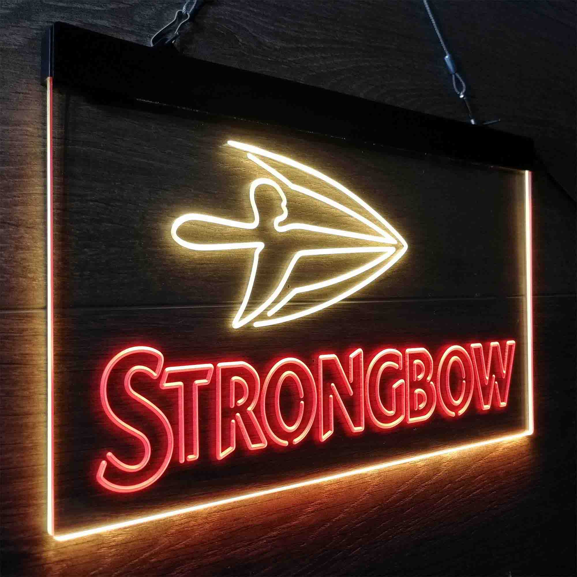 Strongbow Beer Neon-Like LED Sign | Home Bar Gift
