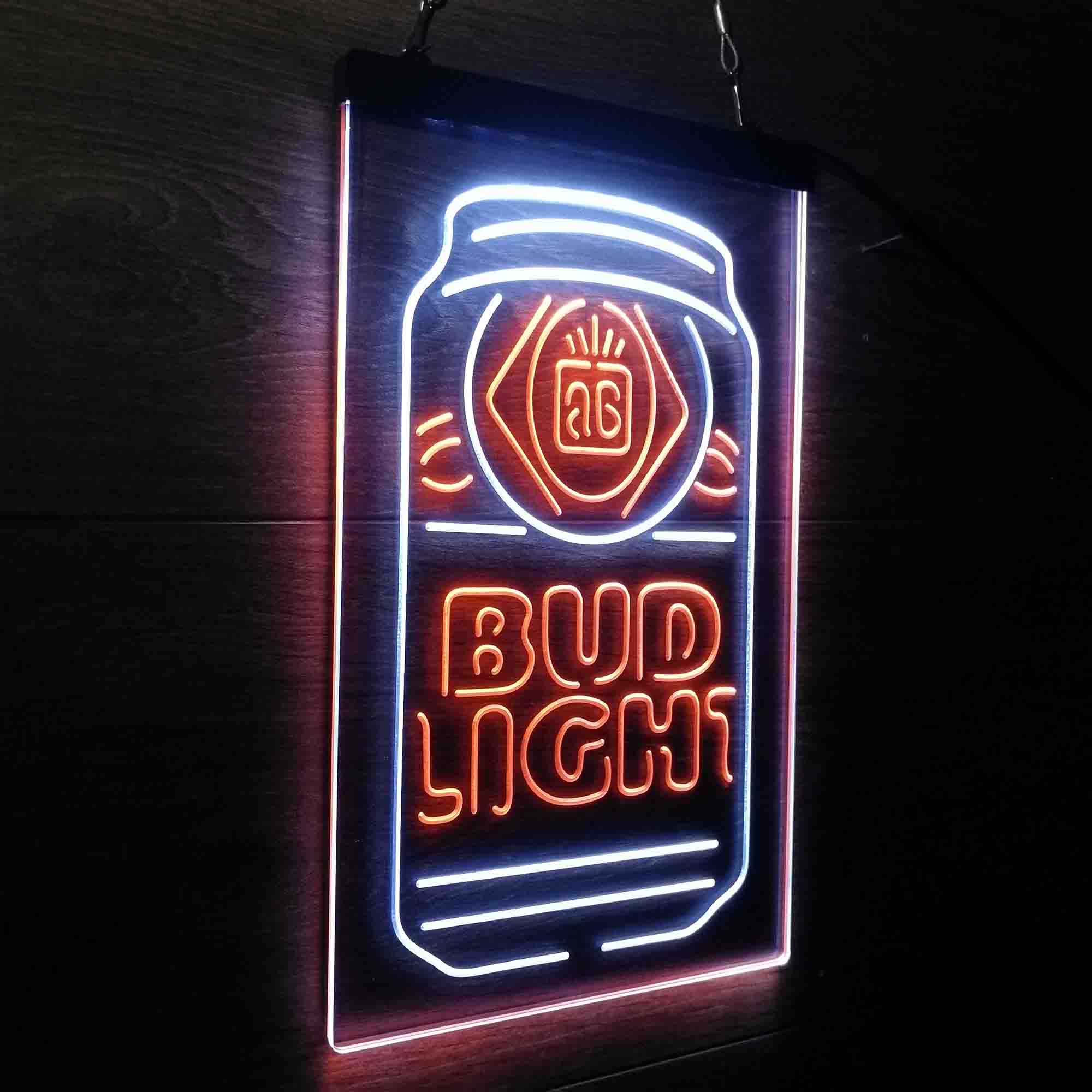 Bud Light Bottle Vertical Beer Neon-Like LED Sign - ProLedSign