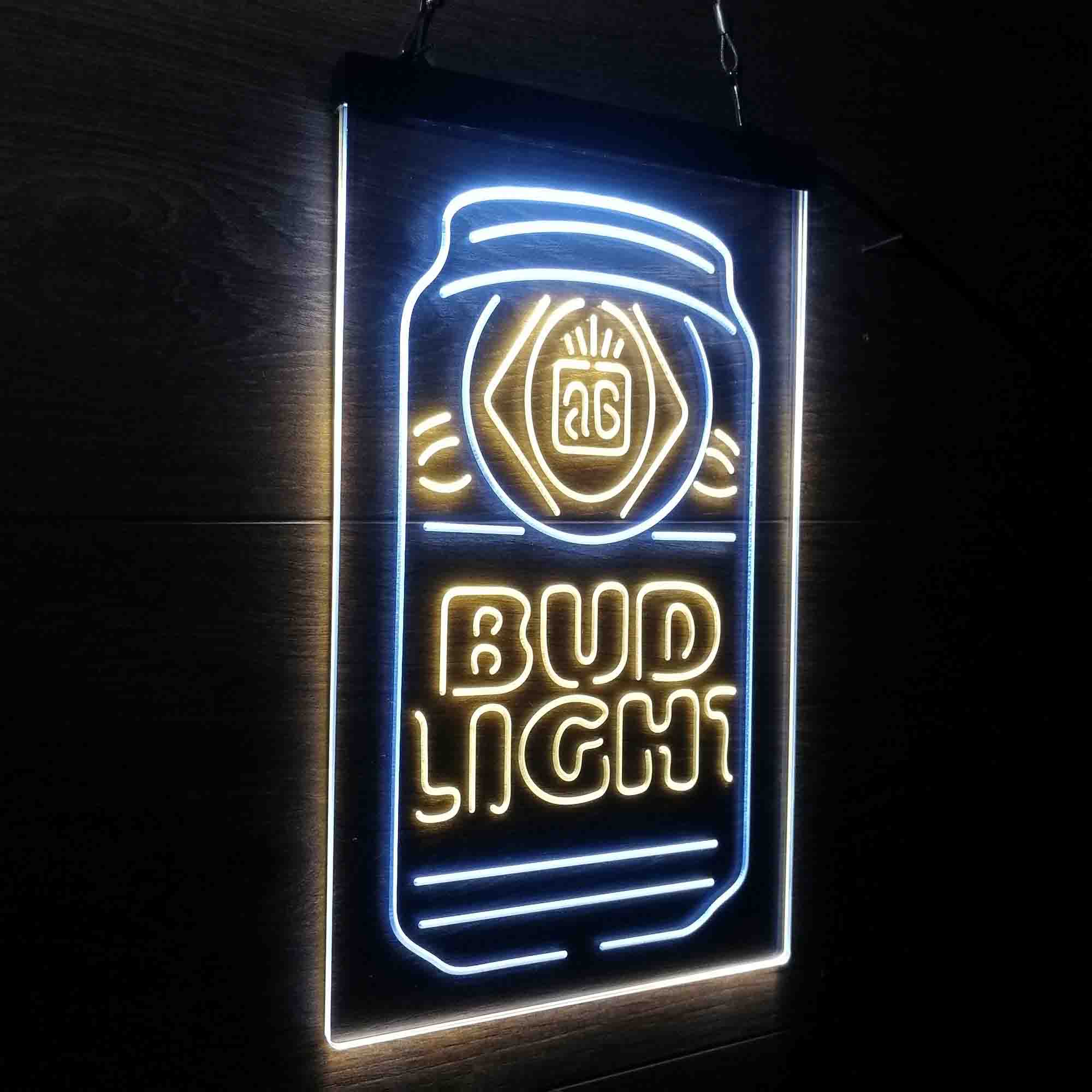 Bud Light Bottle Vertical Beer Neon-Like LED Sign - ProLedSign