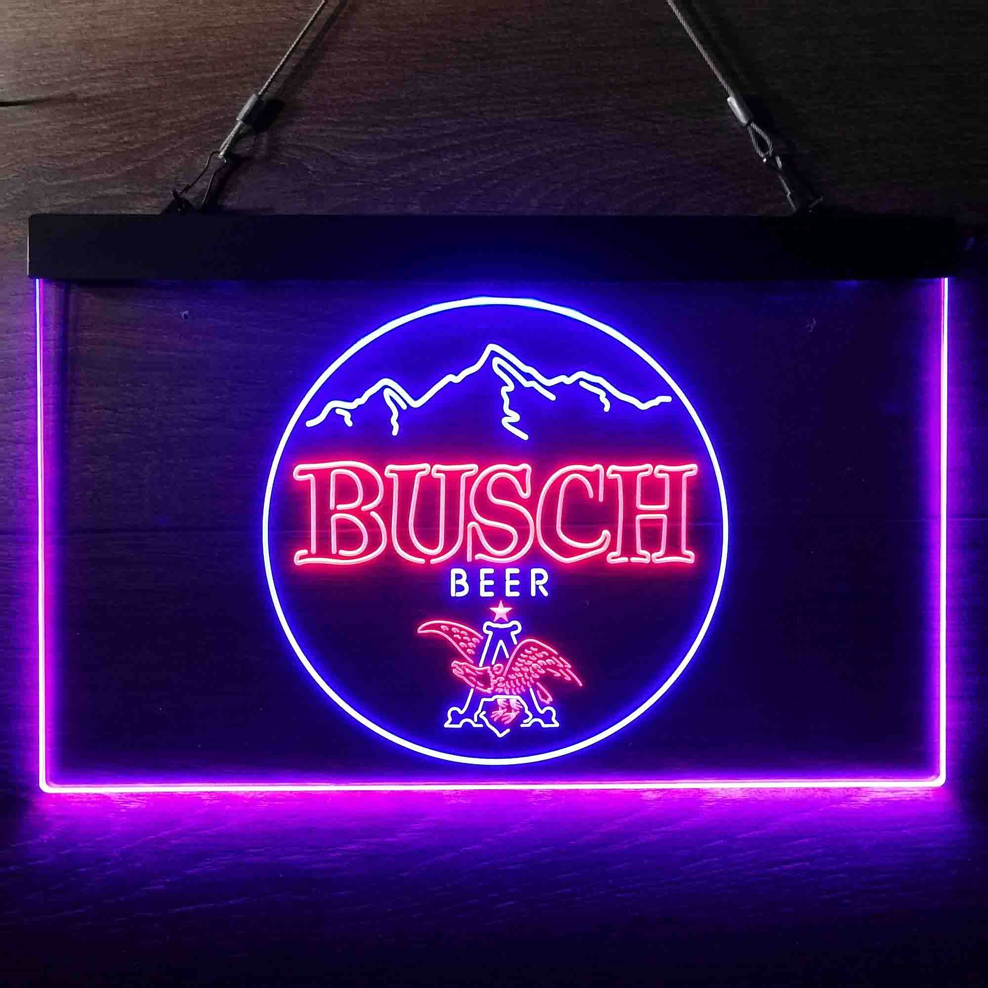 Busch Eagle Mountain Beer Neon-Like LED Sign - ProLedSign