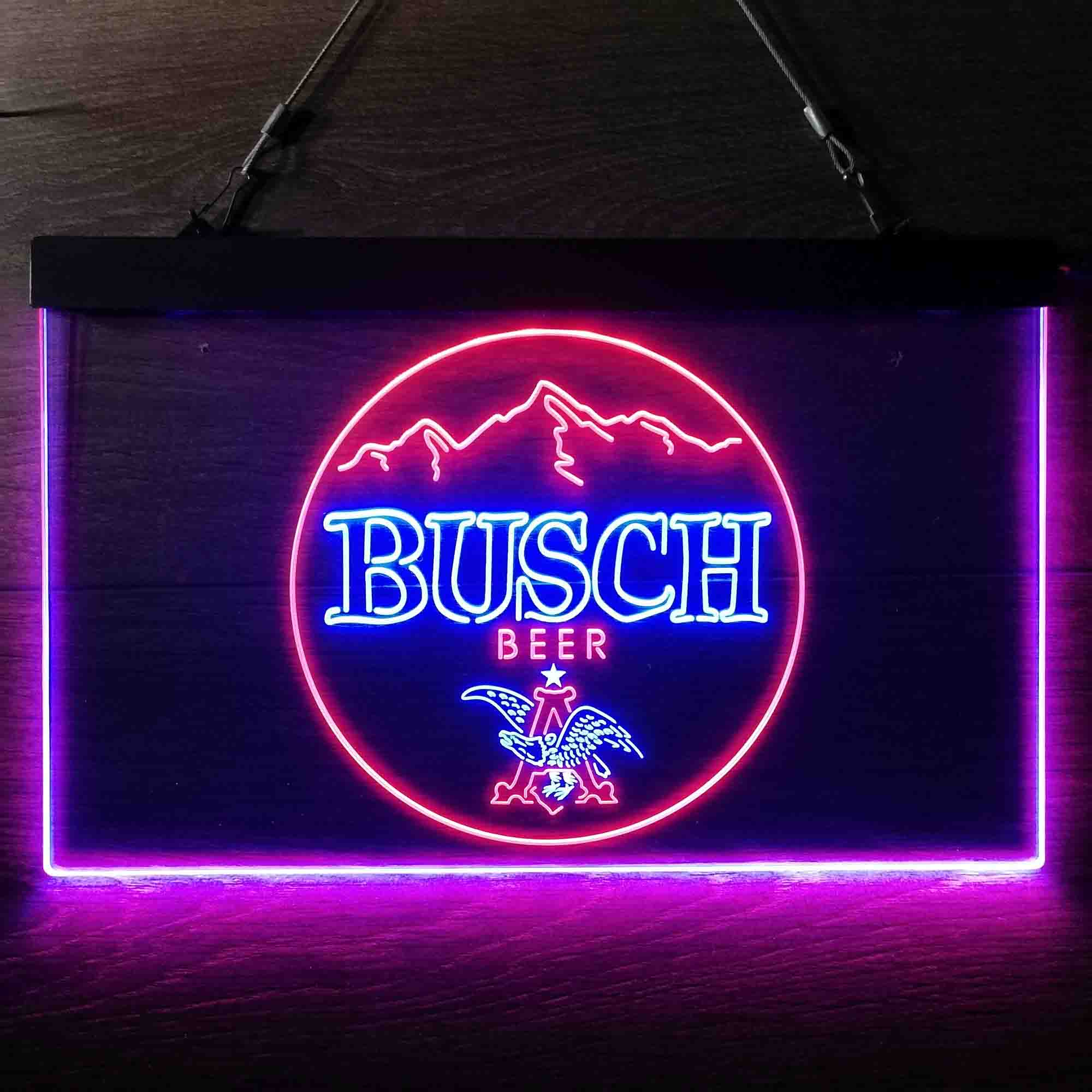 Busch Eagle Mountain Beer Neon-Like LED Sign - ProLedSign