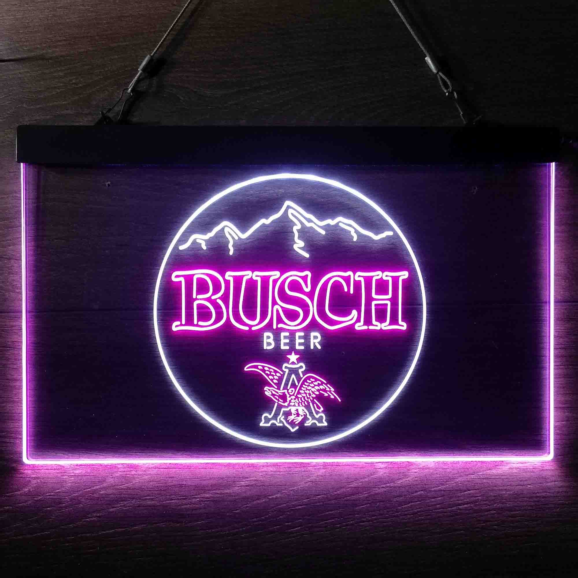 Busch Eagle Mountain Beer Neon-Like LED Sign - ProLedSign