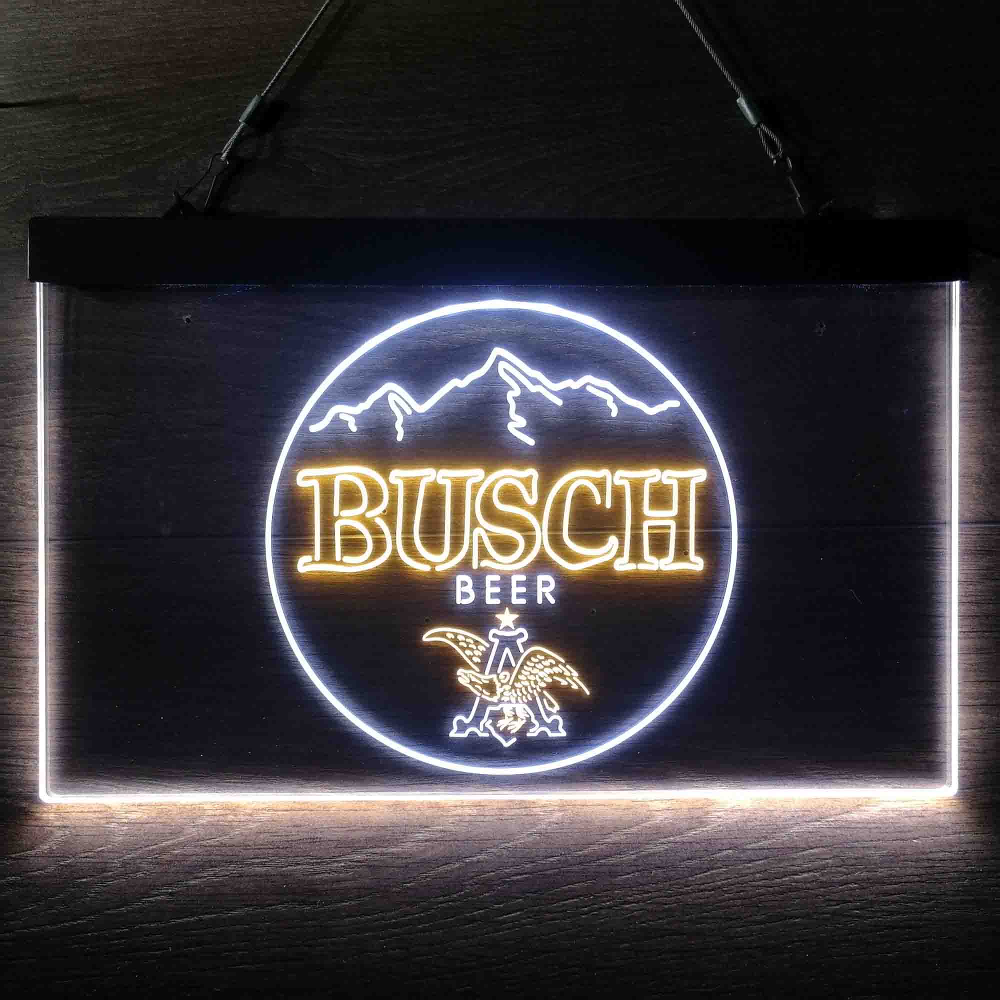 Busch Eagle Mountain Beer Neon-Like LED Sign - ProLedSign
