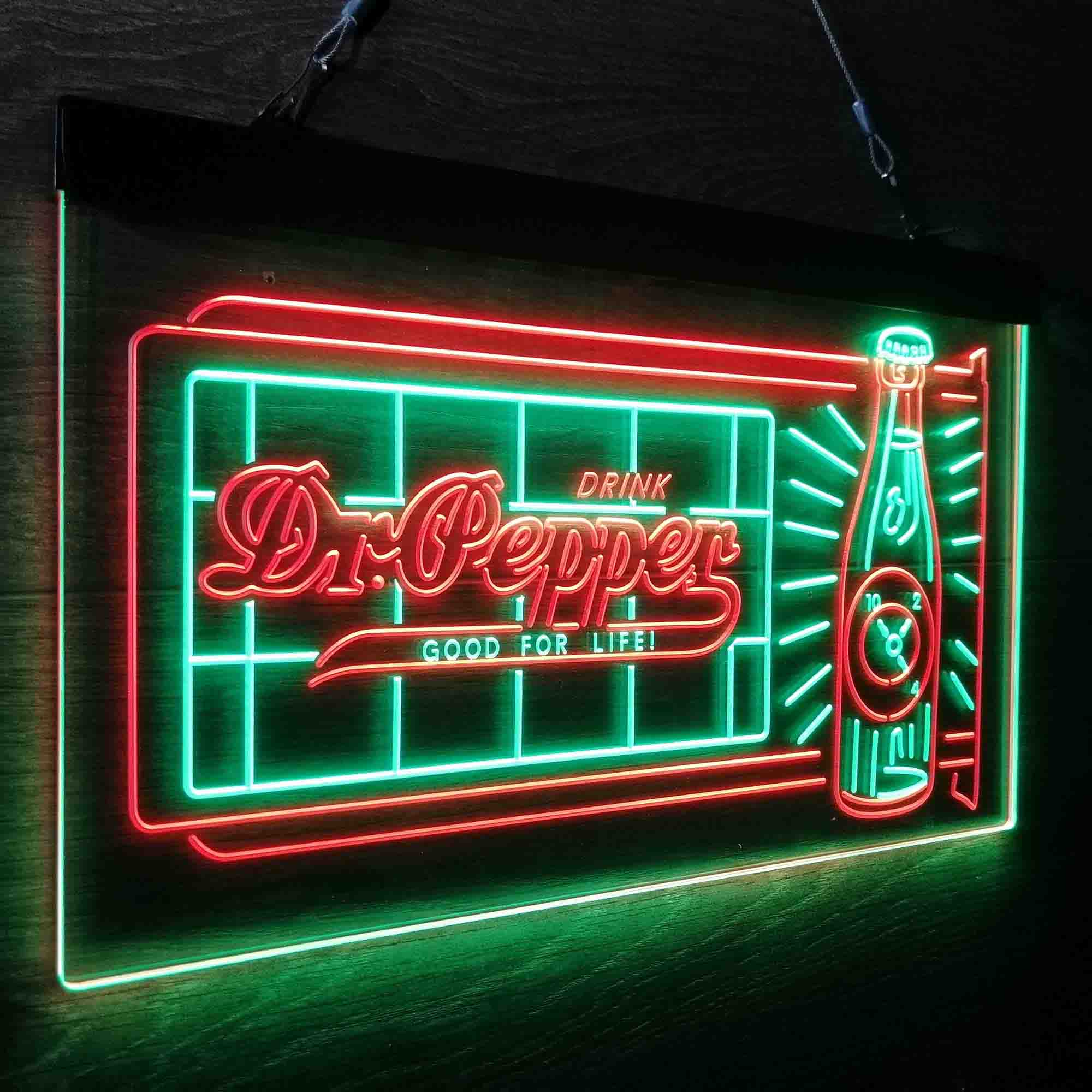 Dr. Pepper 10 2 4 Bottle Neon-Like LED Sign