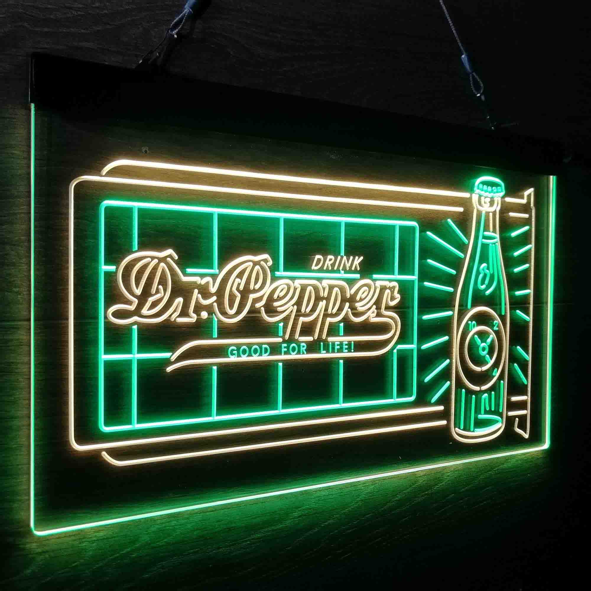 Dr. Pepper 10 2 4 Bottle Neon-Like LED Sign