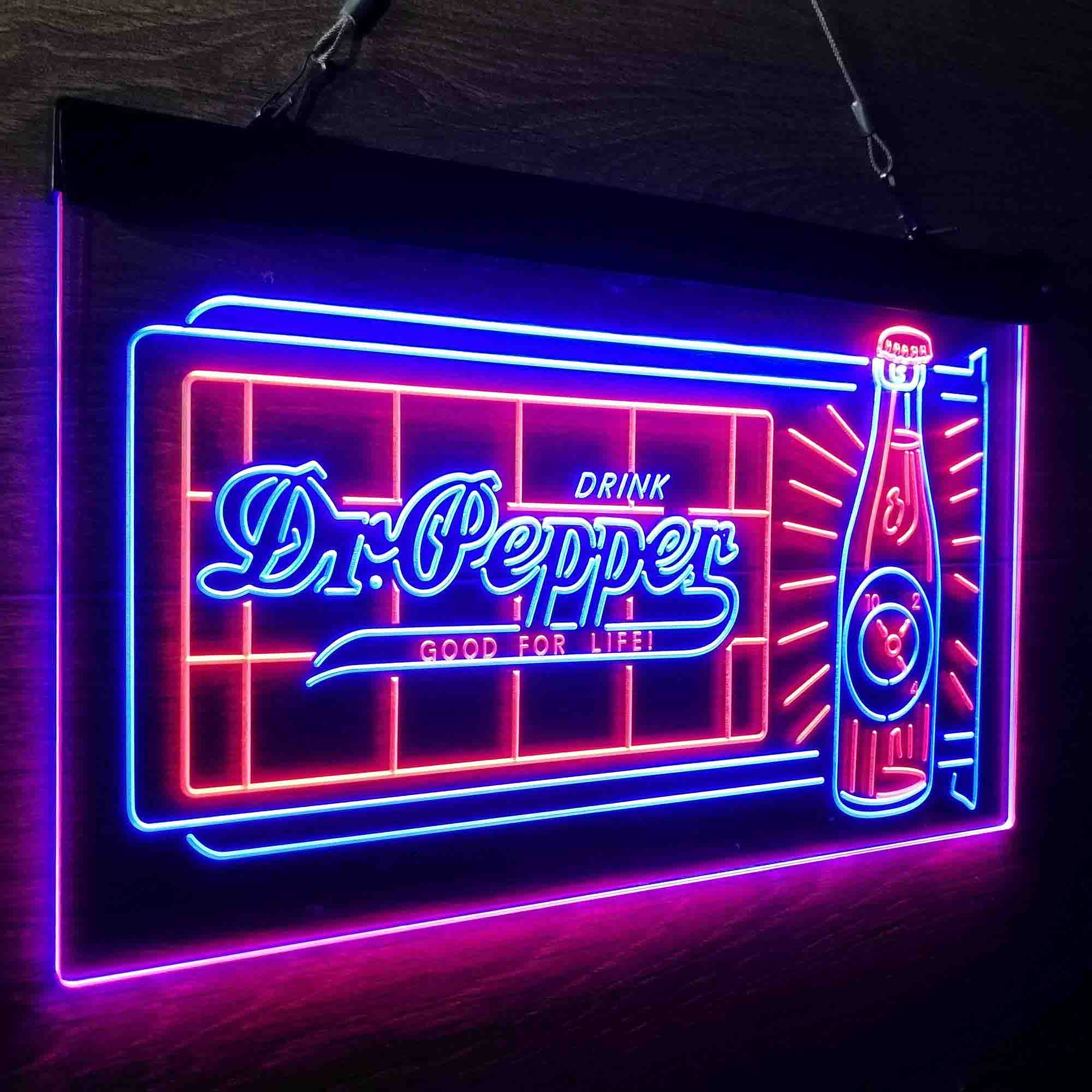 Dr. Pepper 10 2 4 Bottle Neon-Like LED Sign