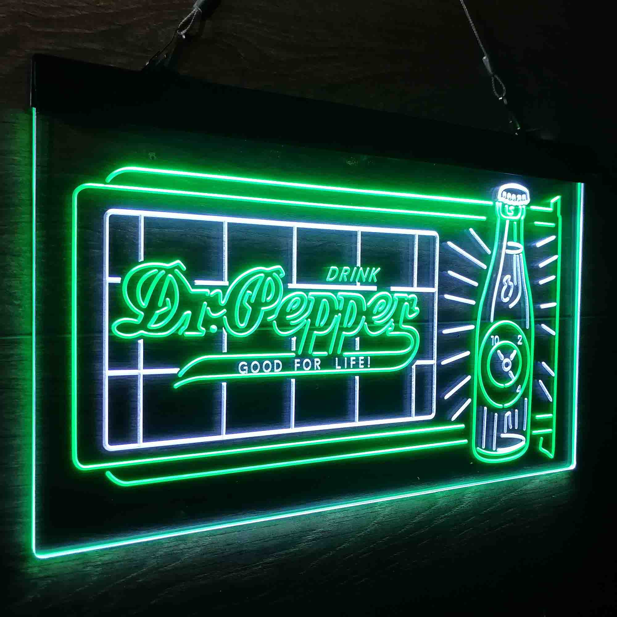 Dr. Pepper 10 2 4 Bottle Neon-Like LED Sign