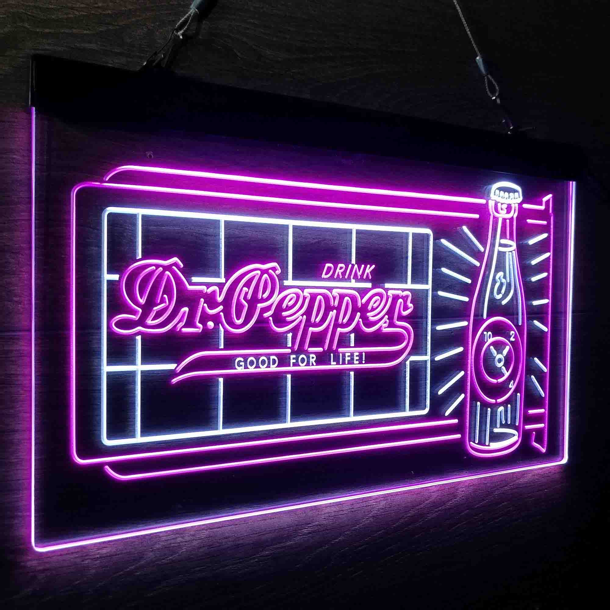 Dr. Pepper 10 2 4 Bottle Neon-Like LED Sign