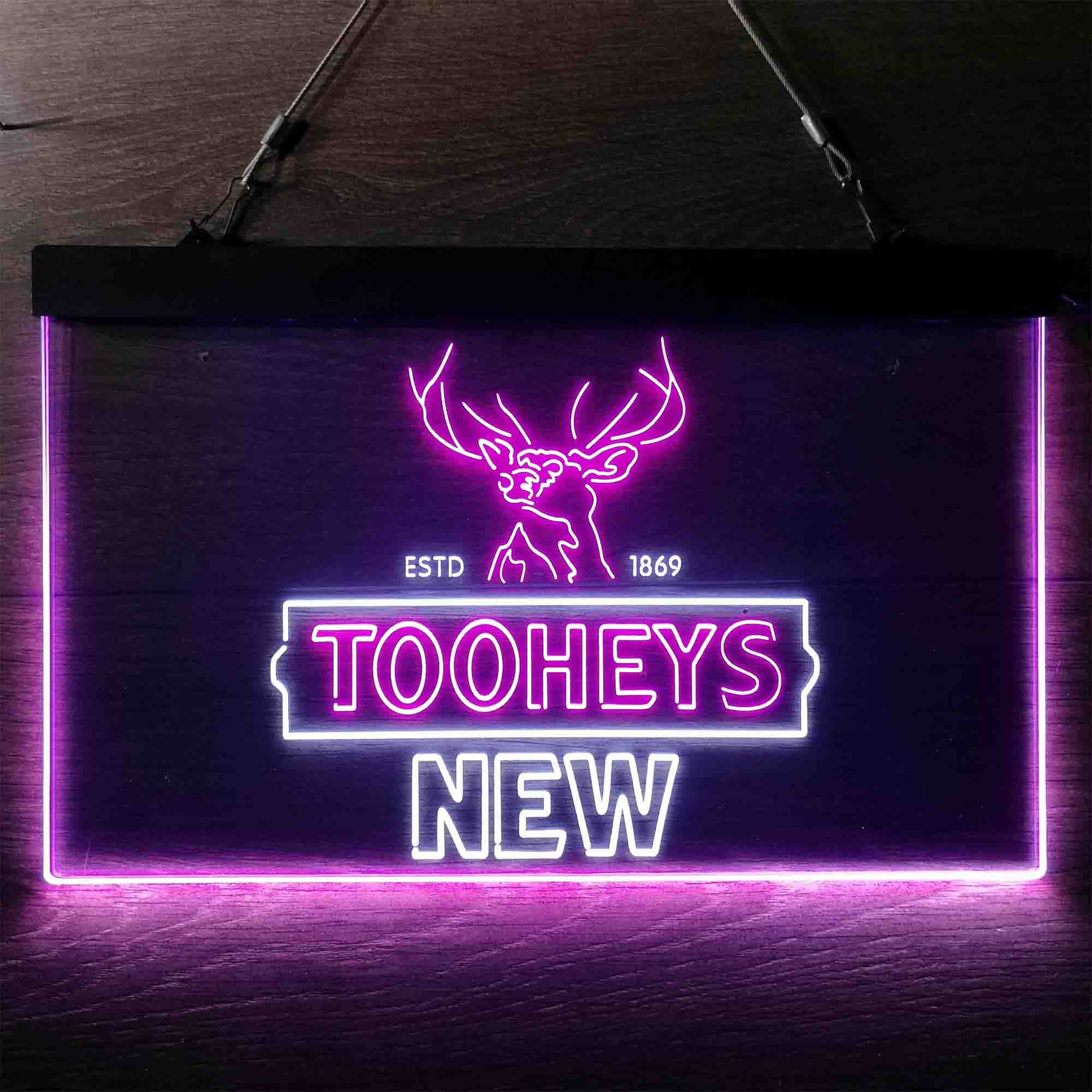 Tooheys New Beer Deer 1869 Neon-Like LED Sign