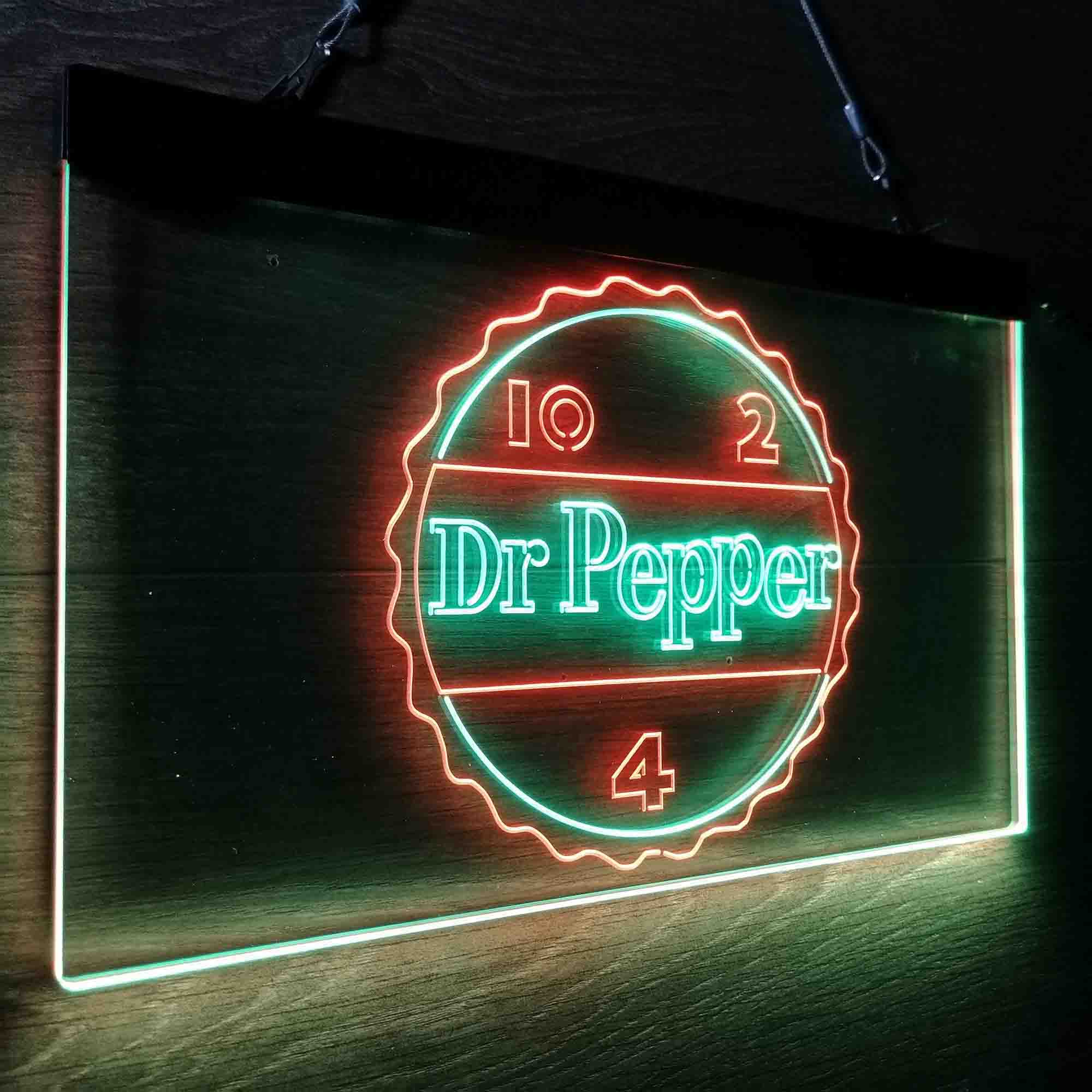 Dr Pepper 10 2 4 Drink Neon-Like LED Sign