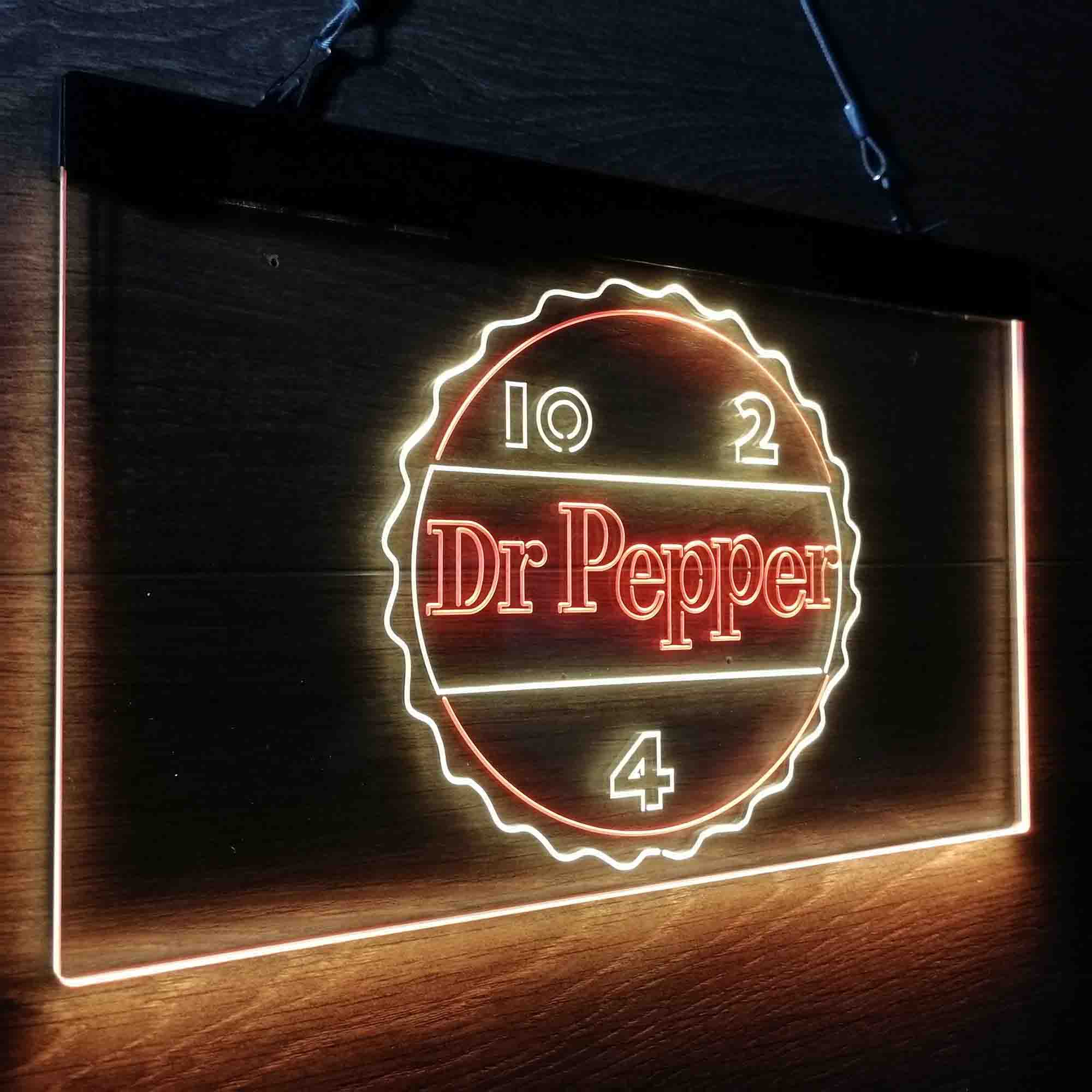 Dr Pepper 10 2 4 Drink Neon-Like LED Sign