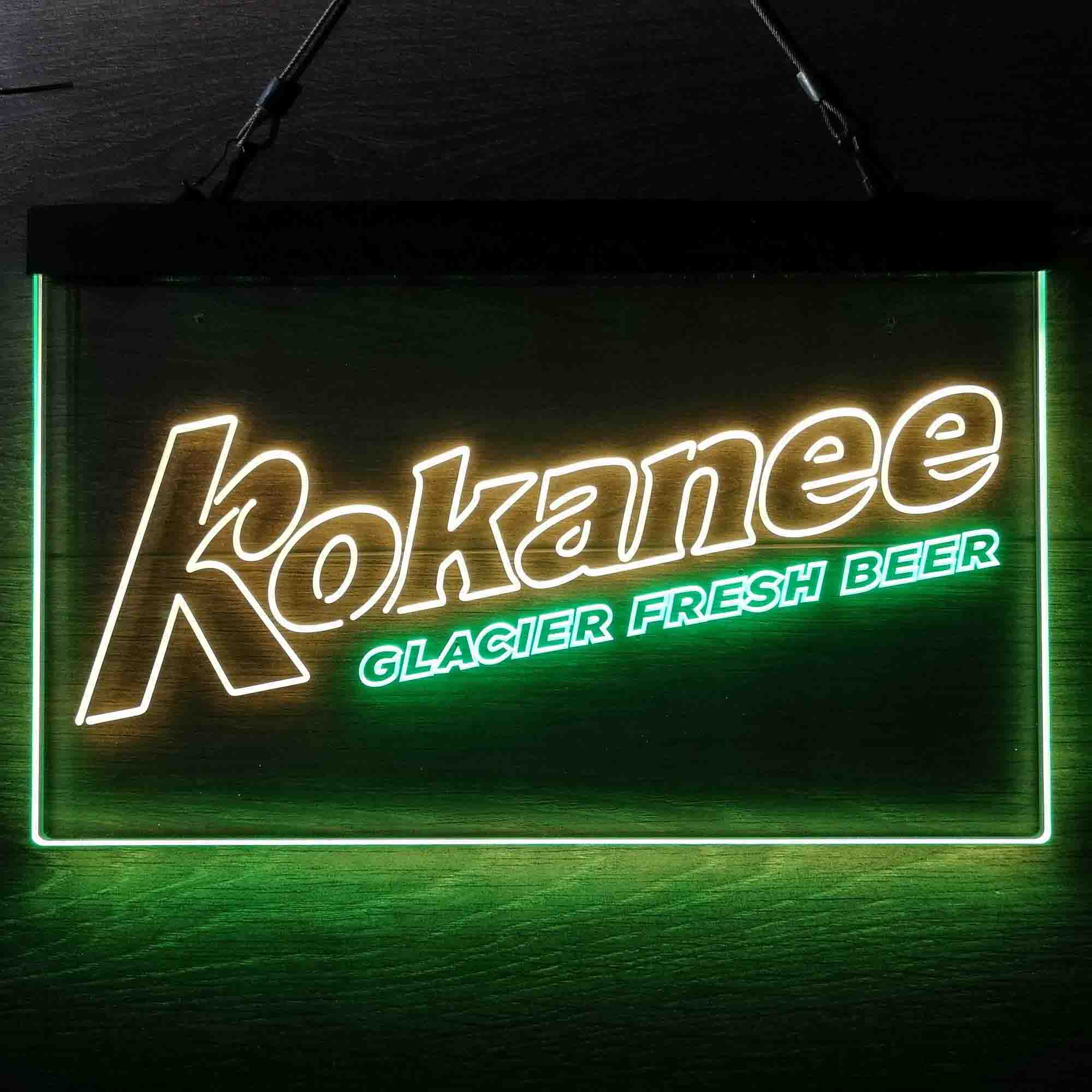 Kokanee Glacier Fresh Beer Neon-Like LED Sign