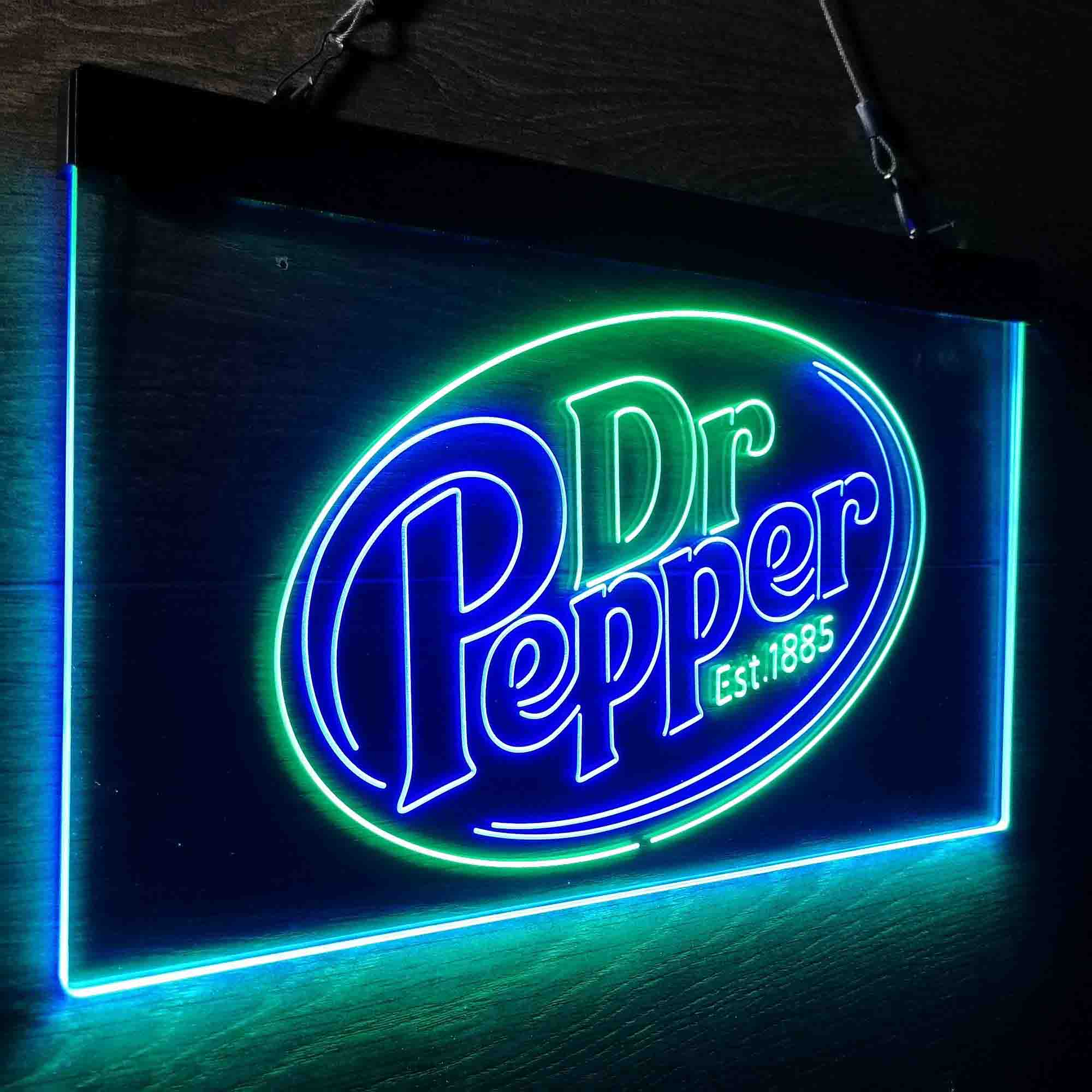 Dr Pepper Bar Est 1885 Neon LED Sign