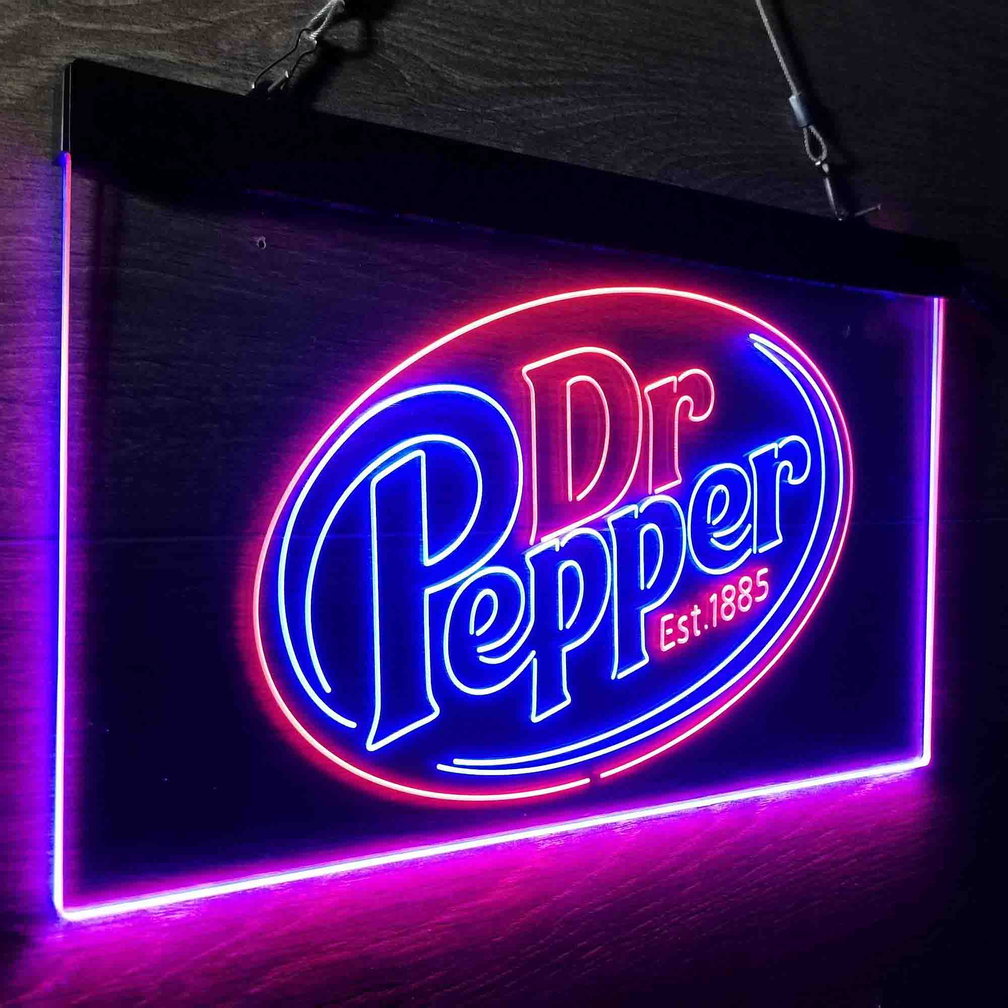 Dr Pepper Bar Est 1885 Neon LED Sign