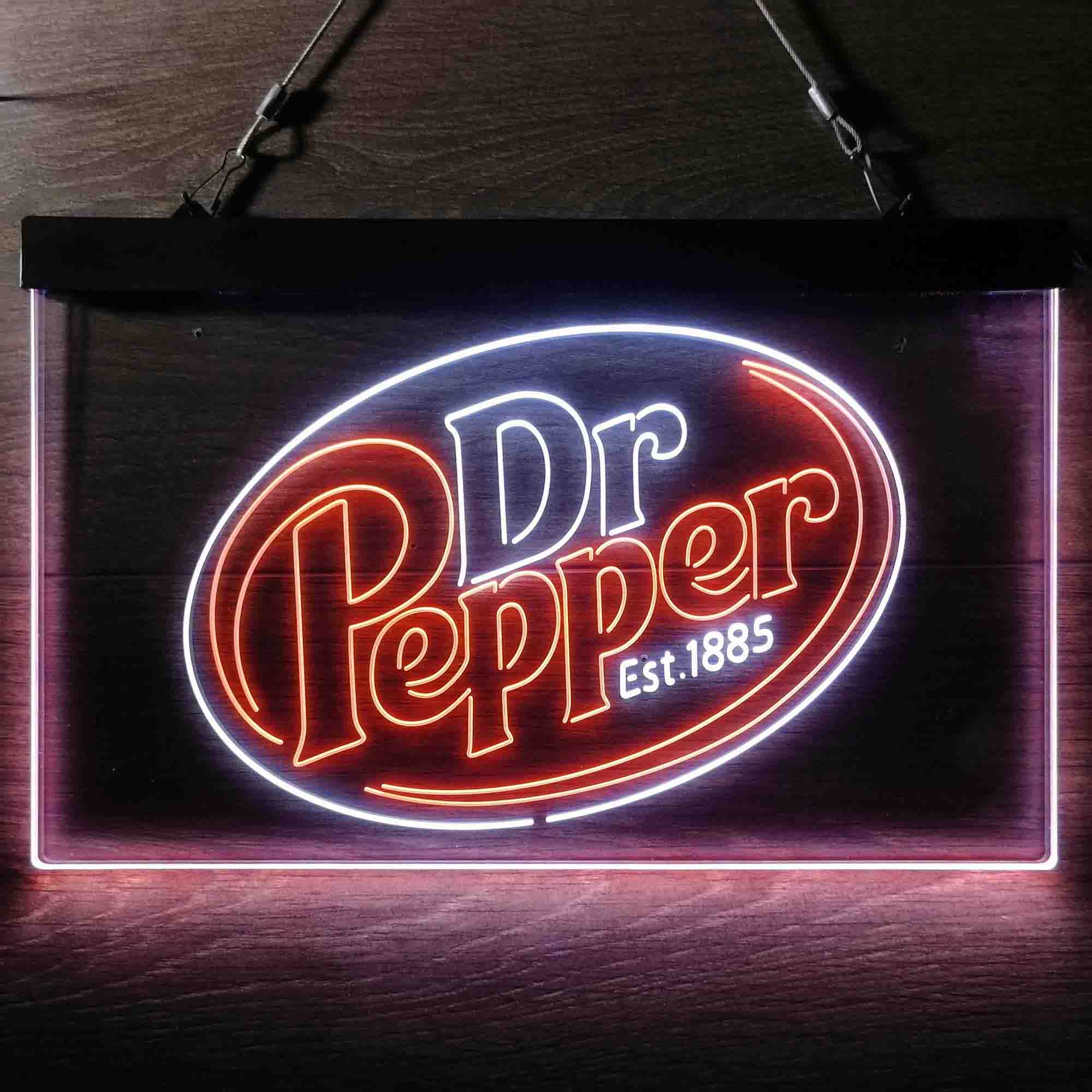 Dr Pepper Est 1885 Neon-Like LED Sign