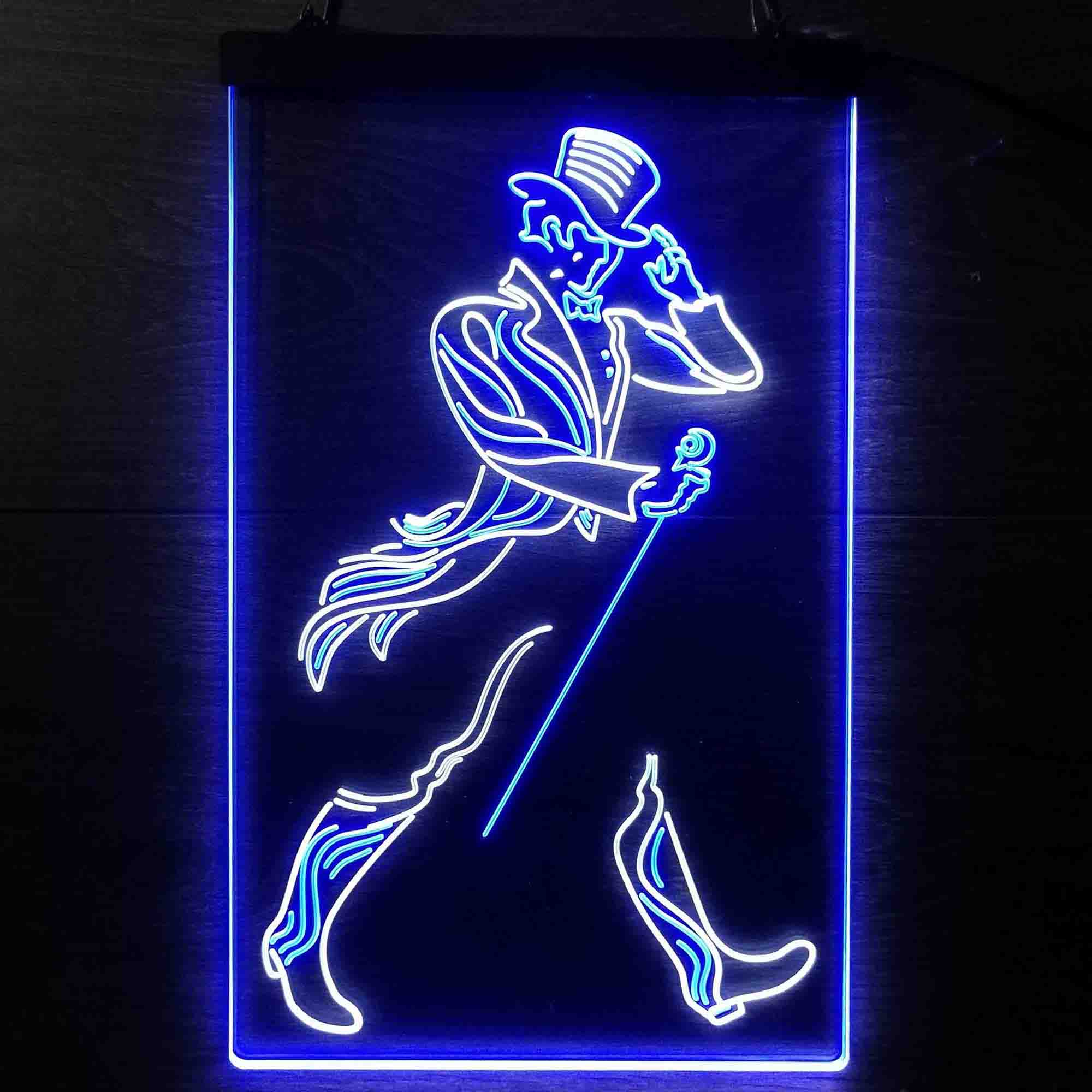 Johnnie Walker Detail Logo Dual Color LED Neon Sign ProLedSign