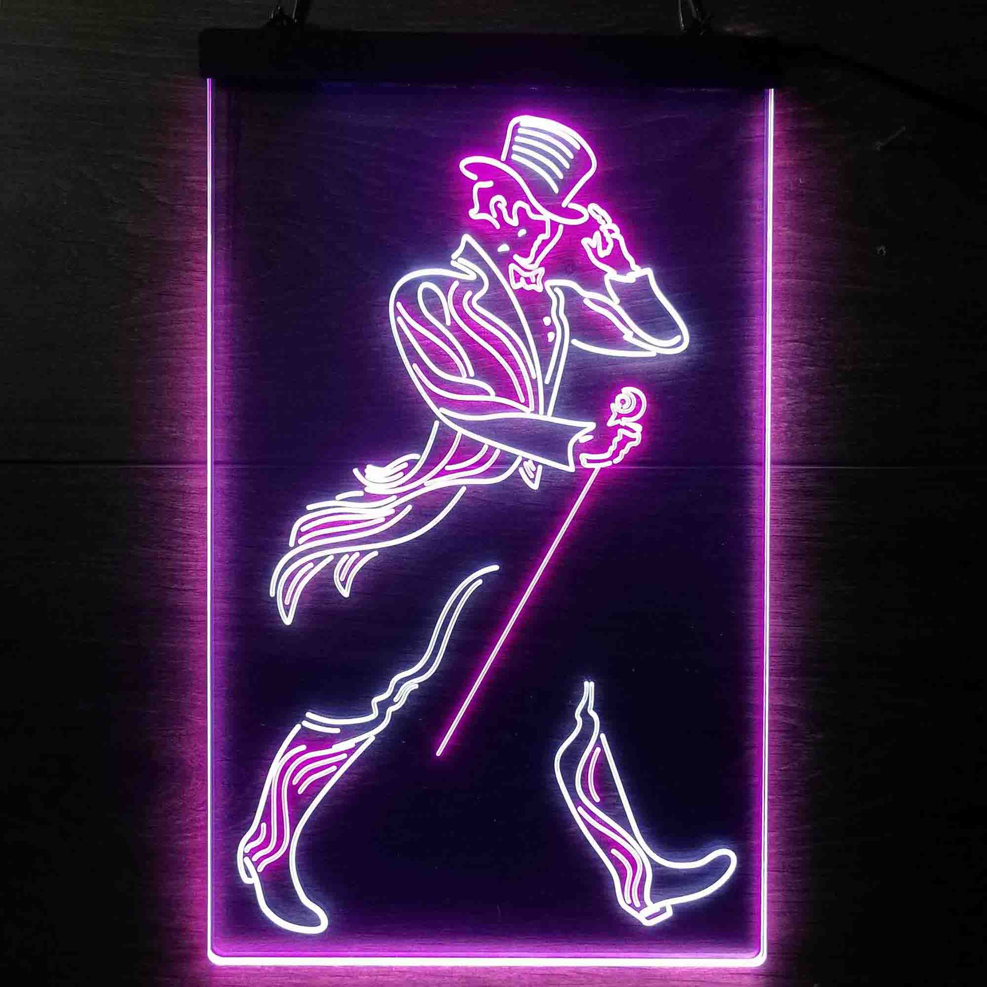 Johnnie Walker Detail Logo Dual Color LED Neon Sign ProLedSign