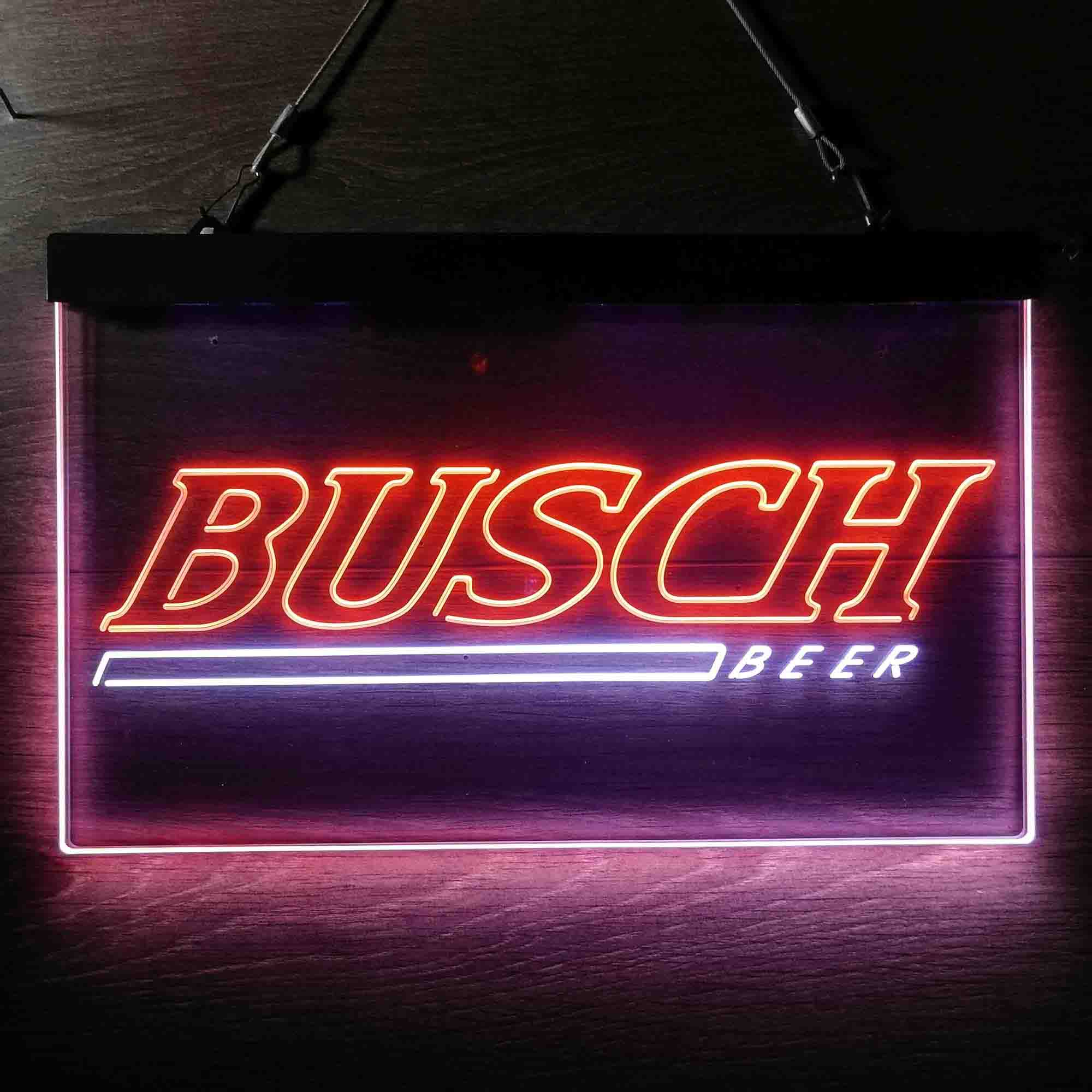 Busch Logo Beer Dual Color LED Neon Sign ProLedSign