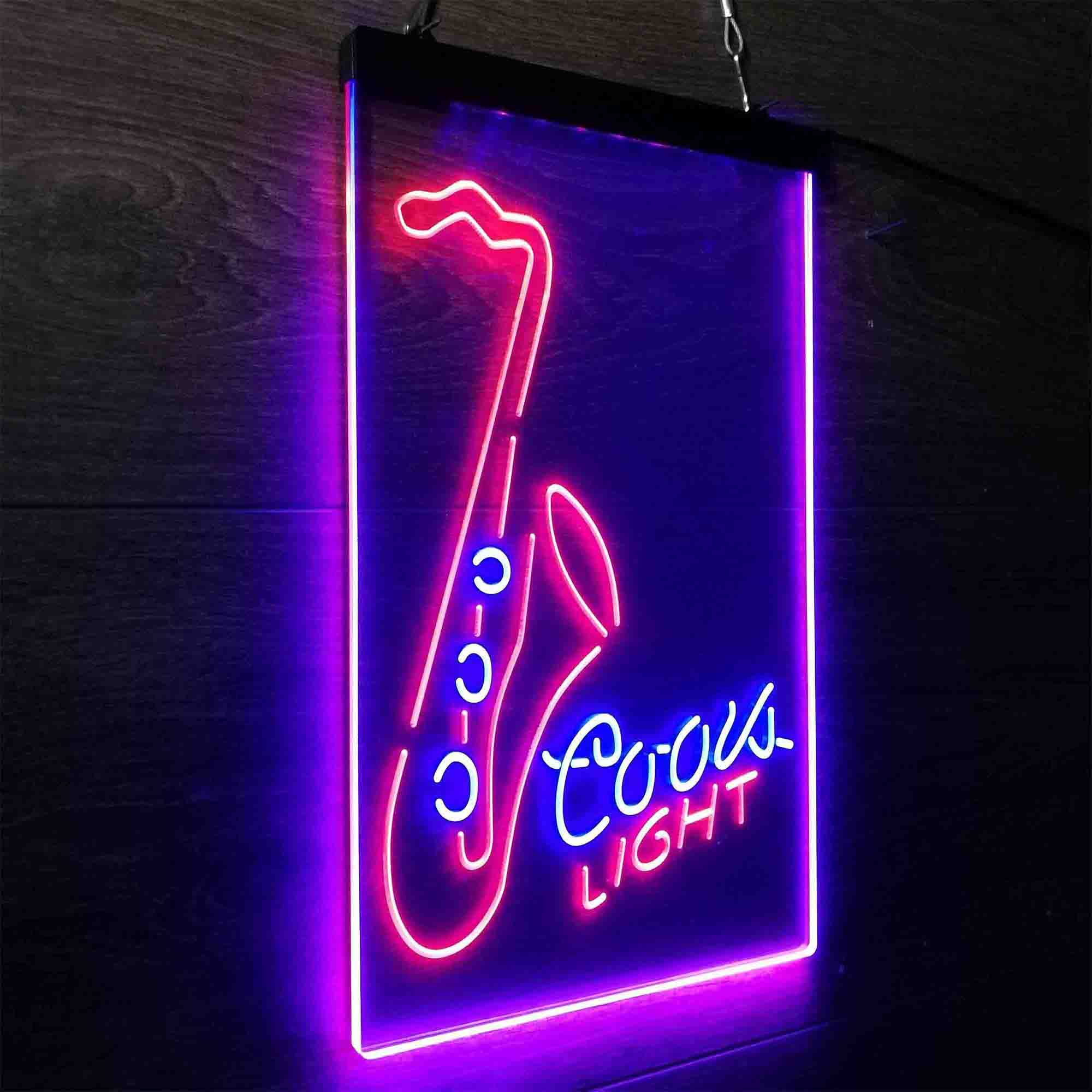 Coors Lite Saxophone Neon-Like LED Sign - ProLedSign