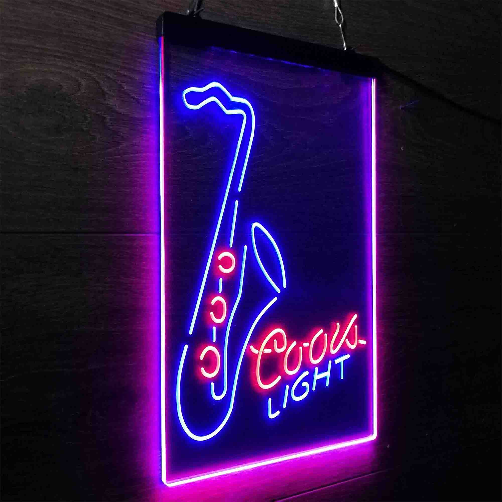 Coors Lite Saxophone Neon-Like LED Sign - ProLedSign