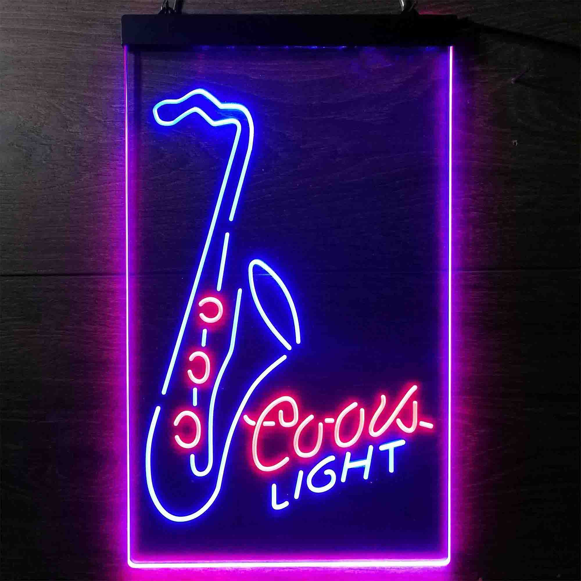 Coors Lite Saxophone Neon-Like LED Sign - ProLedSign