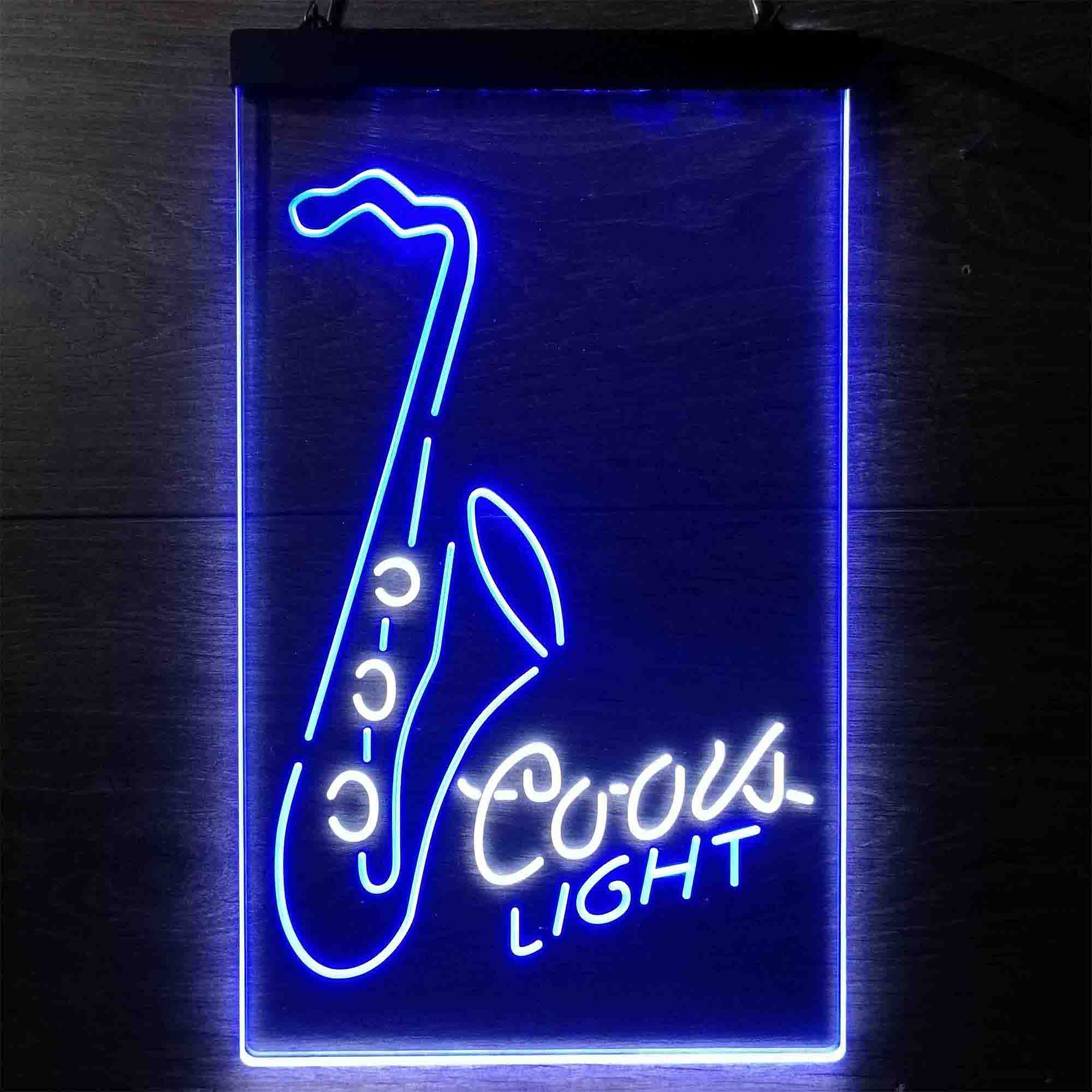 Coors Lite Saxophone Neon-Like LED Sign - ProLedSign