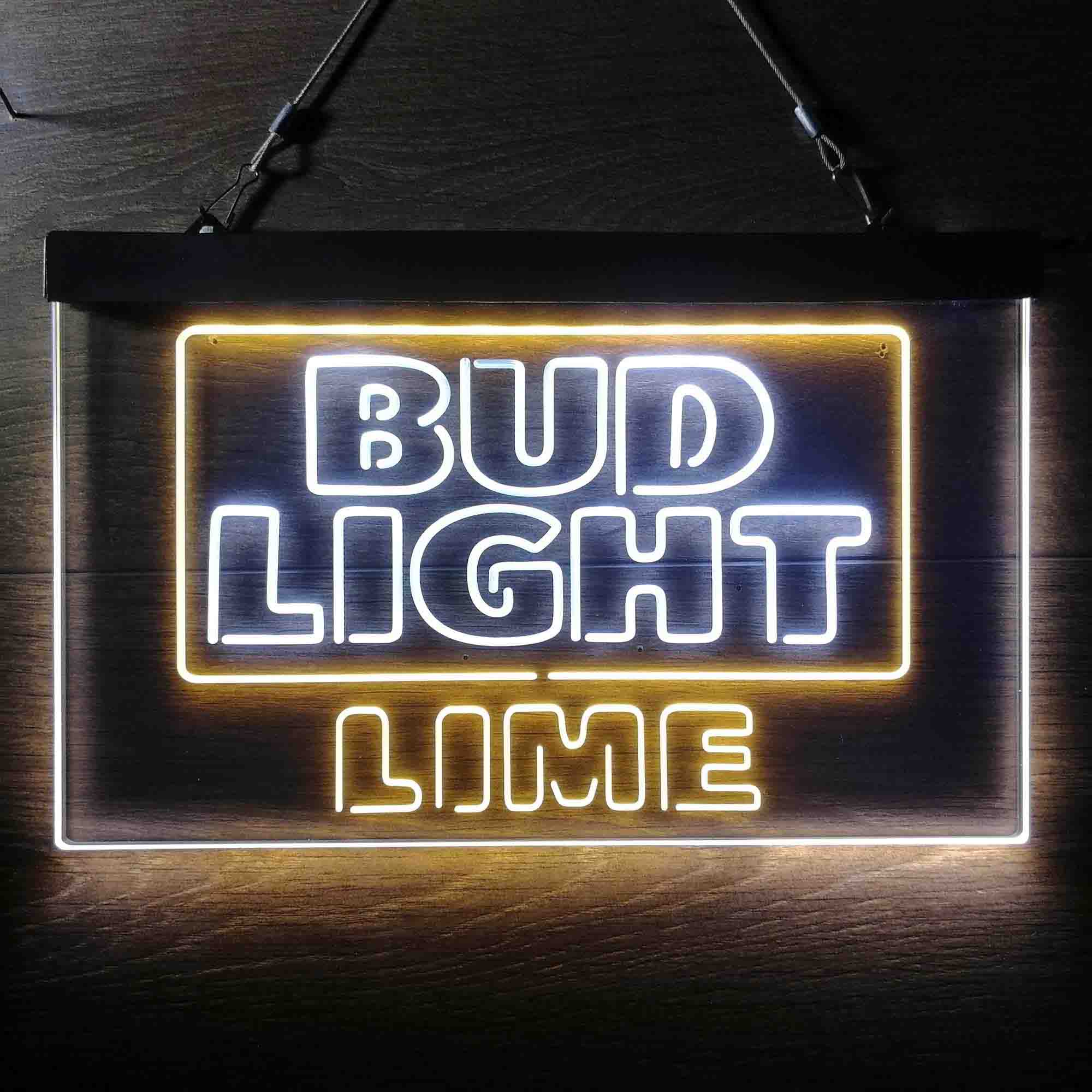 Bud Light Lime Dual Color LED Neon Sign ProLedSign