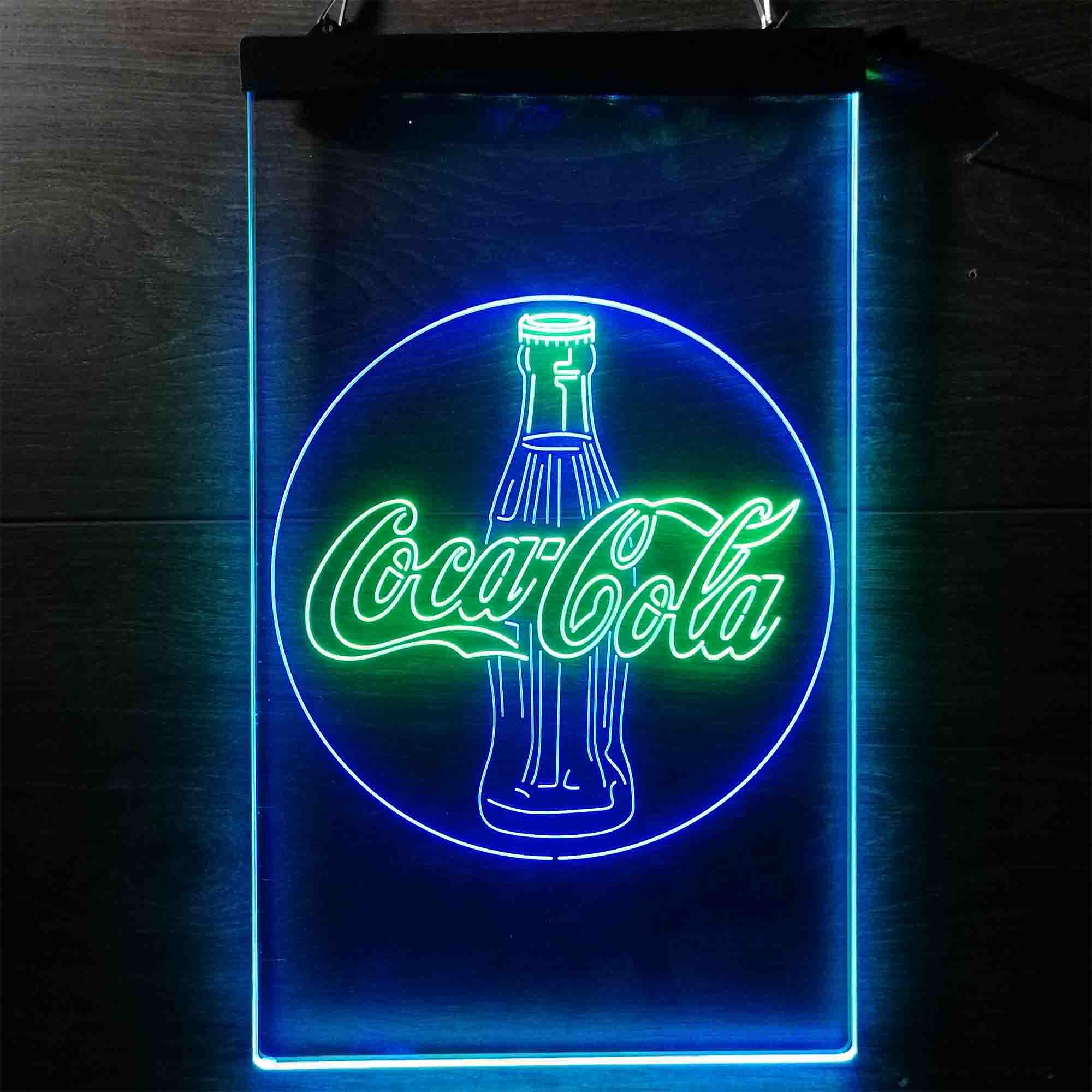 Coca Cola Classic Logo Neon-Like LED Sign Home Bar Gift