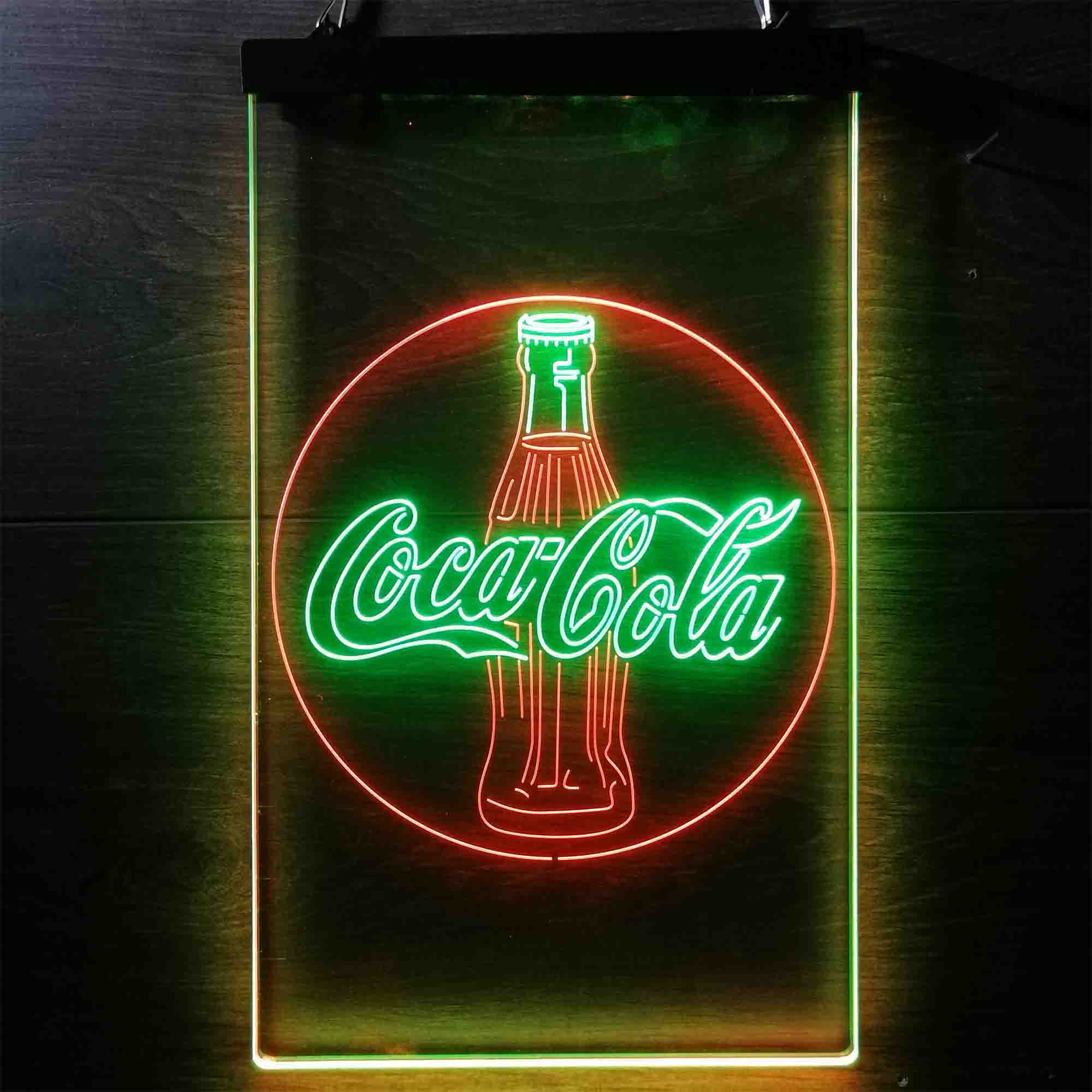 Coca Cola Classic Logo Neon-Like LED Sign Home Bar Gift