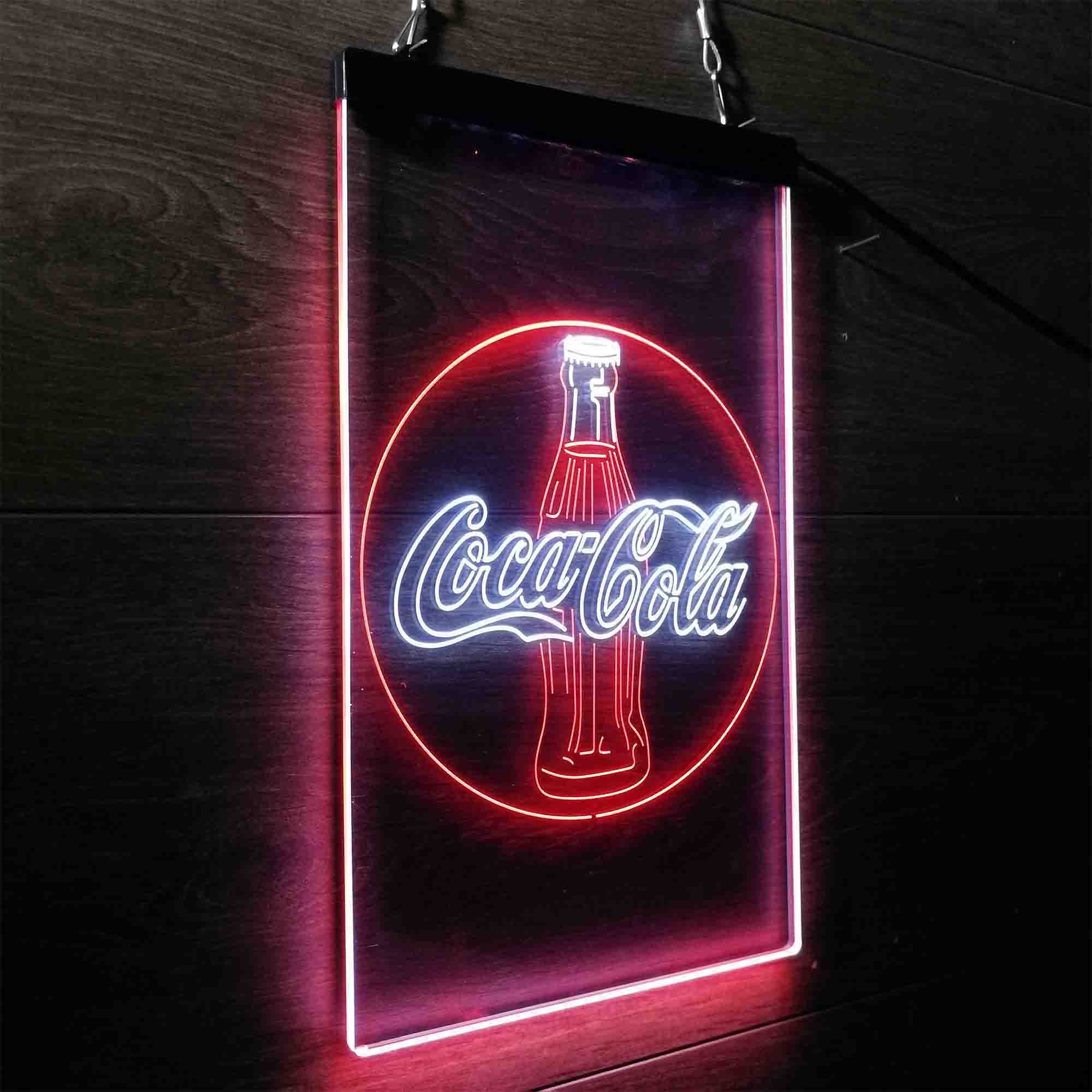Coca Cola Classic Logo Neon-Like LED Sign | Home Bar Gift