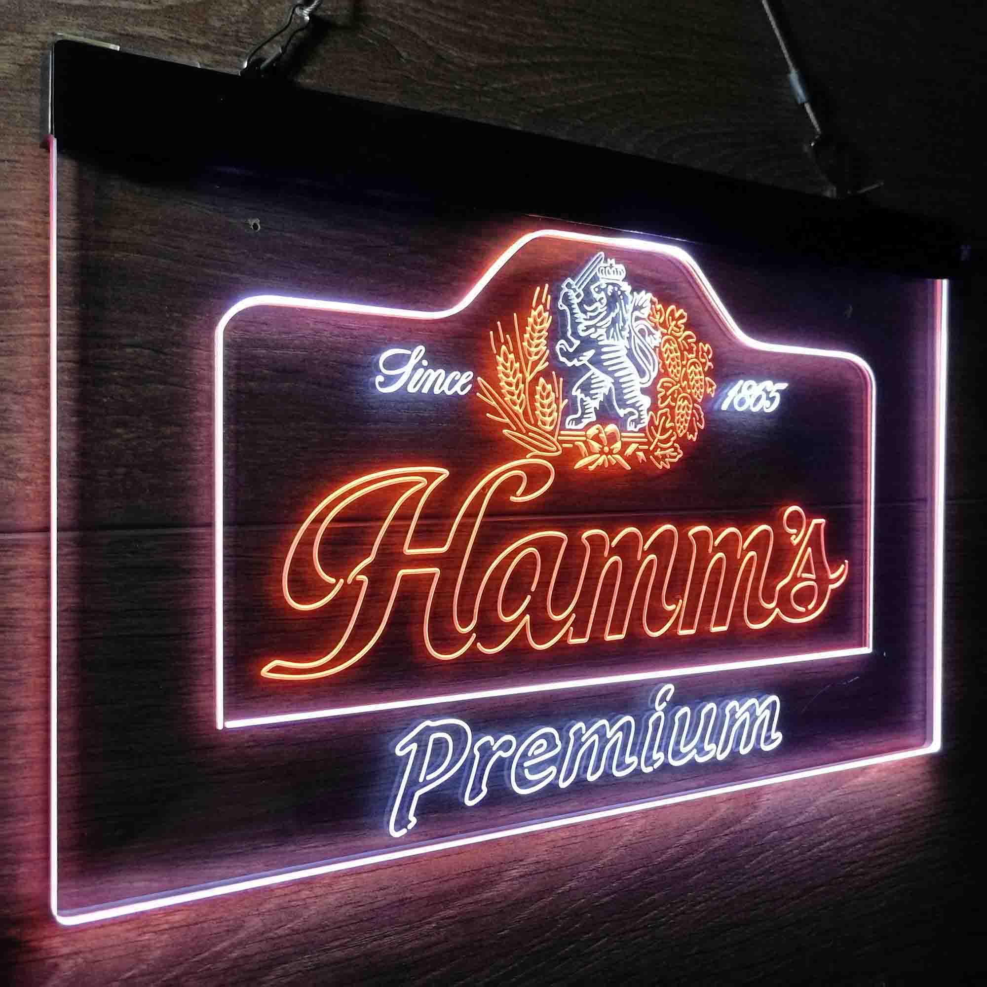 Hamm's Premium Est 1865 Neon-Like LED Sign