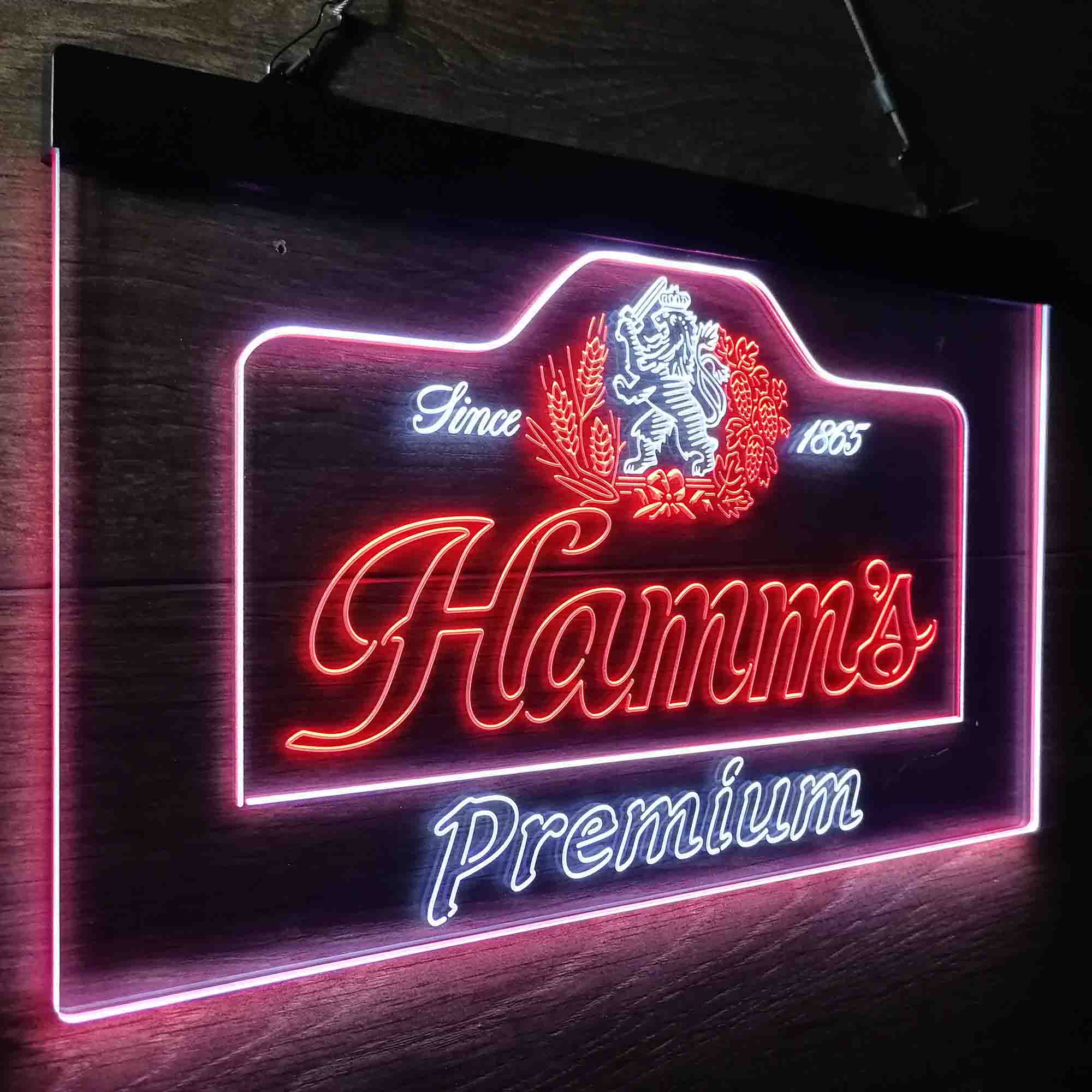 Hamm's Premium Est 1865 Neon-Like LED Sign