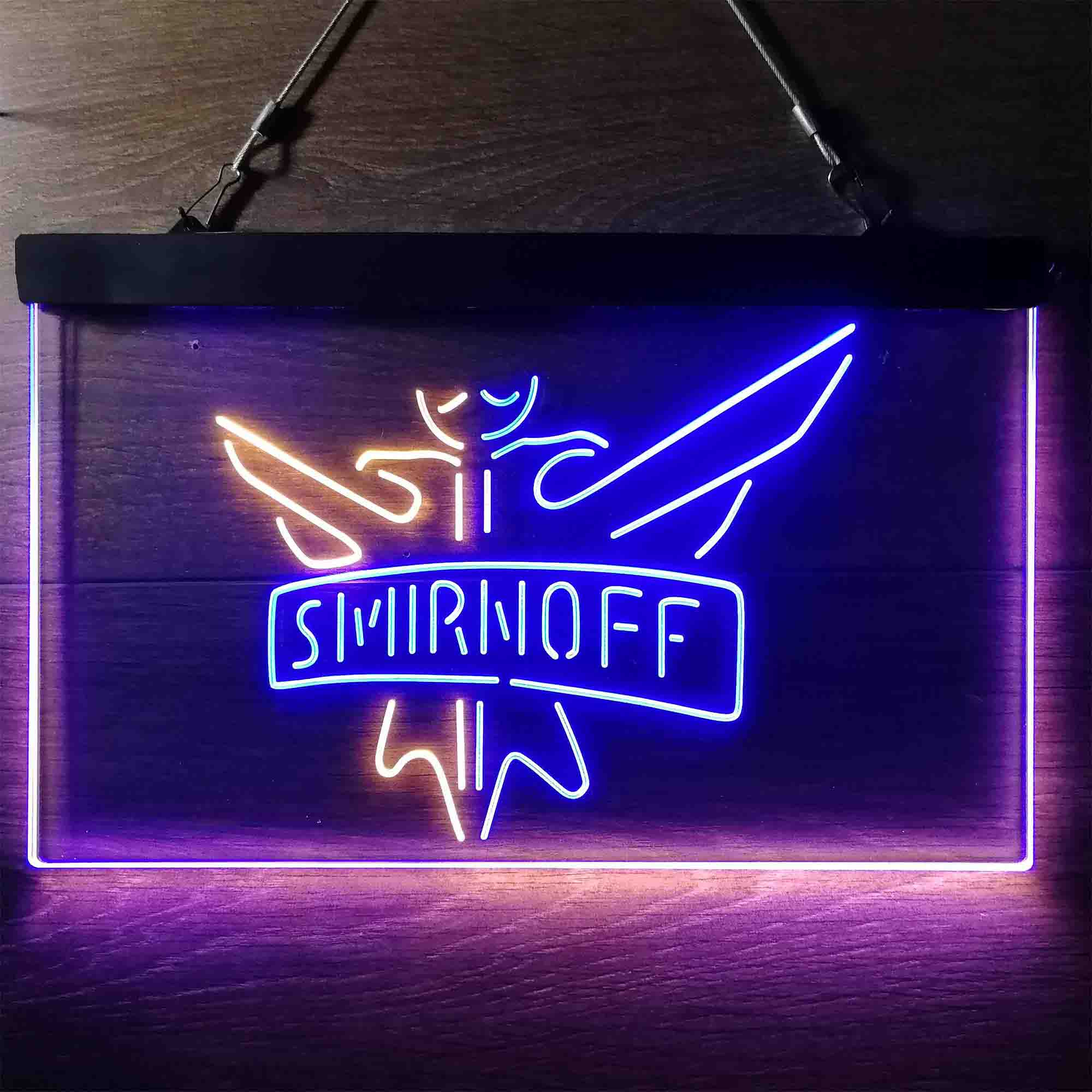 Smirnoff Beverages Dual Color LED Neon Sign ProLedSign