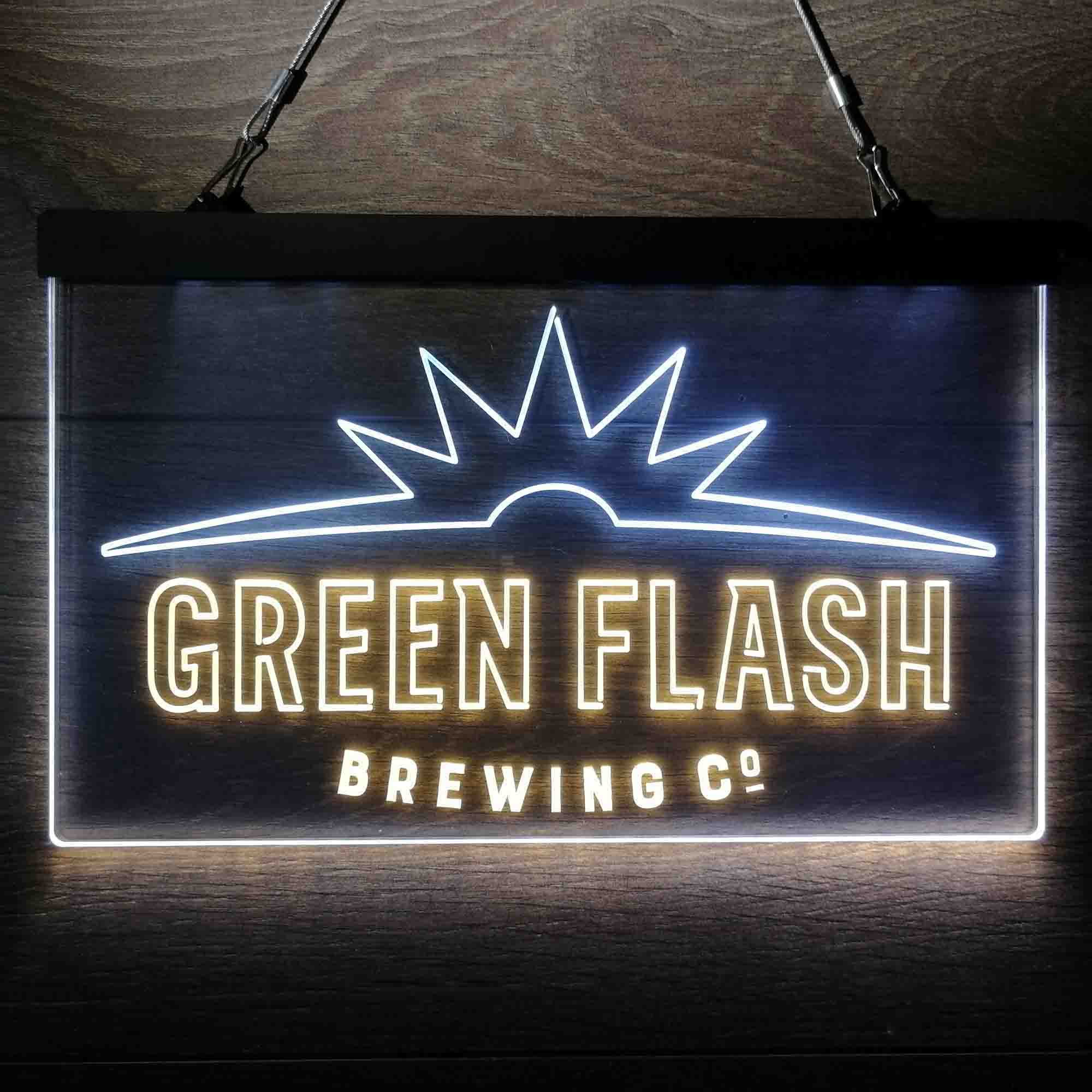 Green Flash Brewing Co. Neon-Like LED Sign - ProLedSign