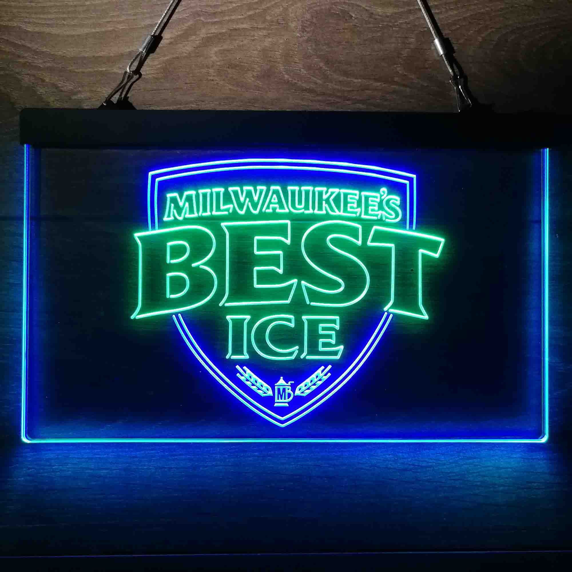 Milwakuee's Best Ice Beer Neon-Like LED Sign - ProLedSign