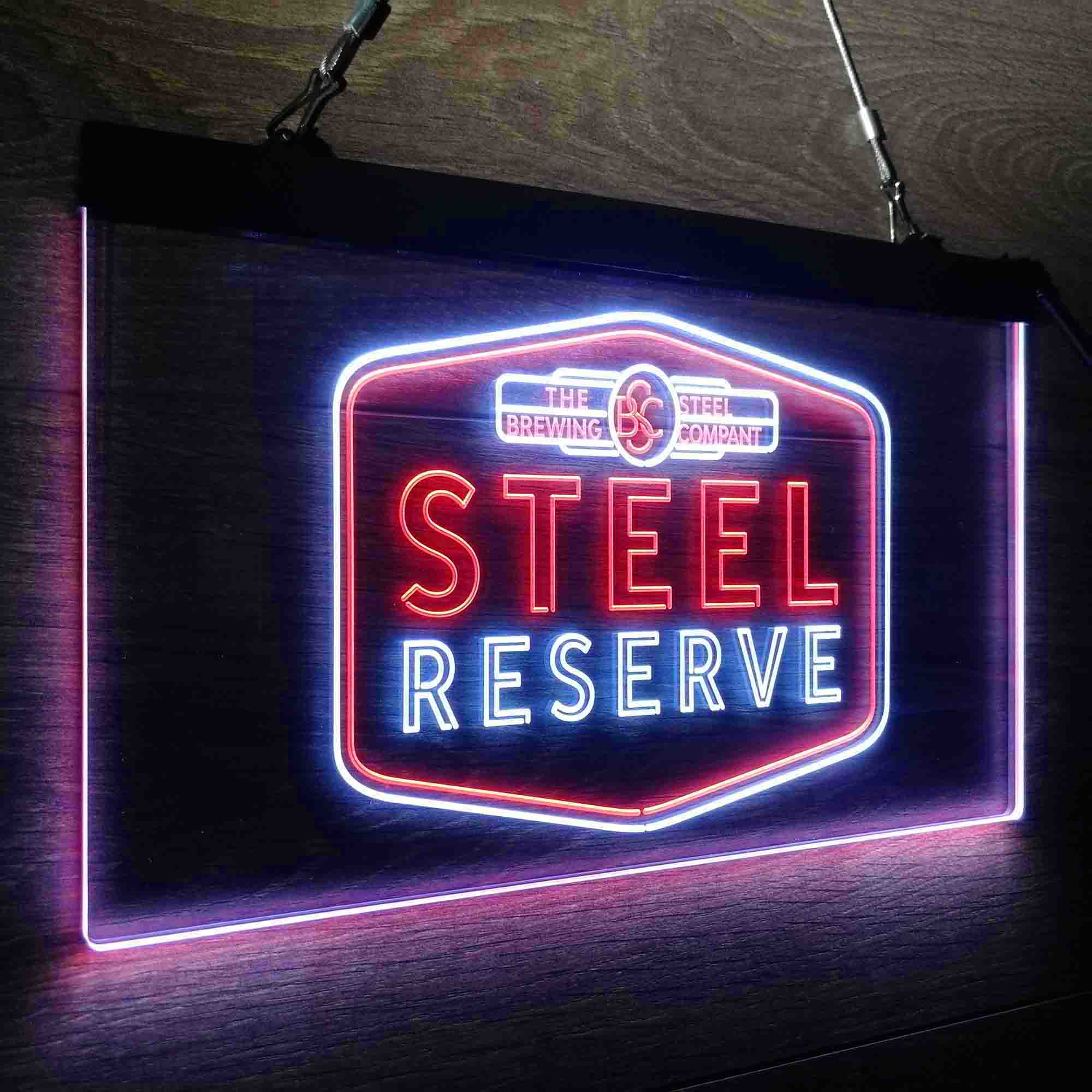 Steel Reserve Brewing Co.  Neon-Like LED Sign - ProLedSign