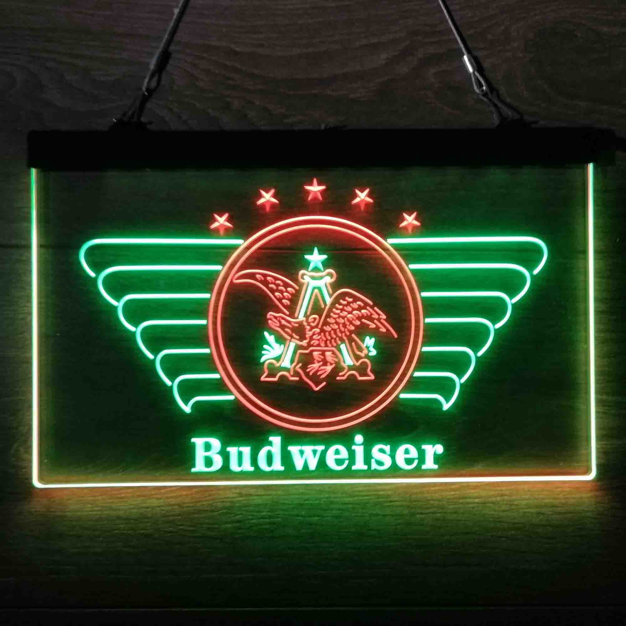 Budweiser Military Eagle Neon LED Sign