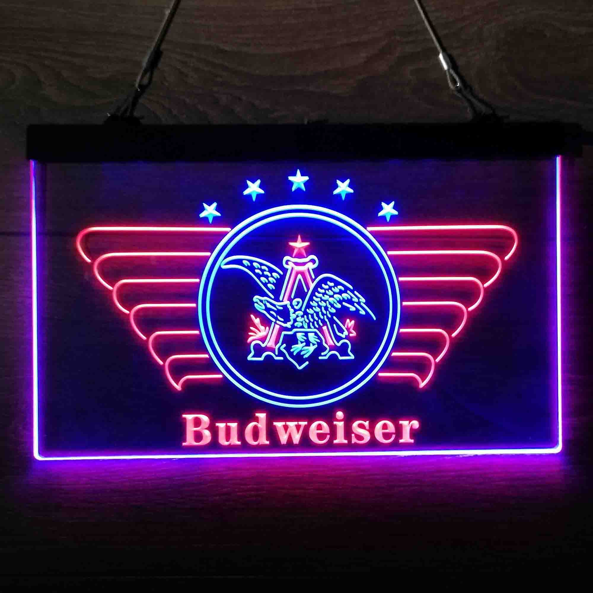 Budweiser Military Eagle Neon LED Sign