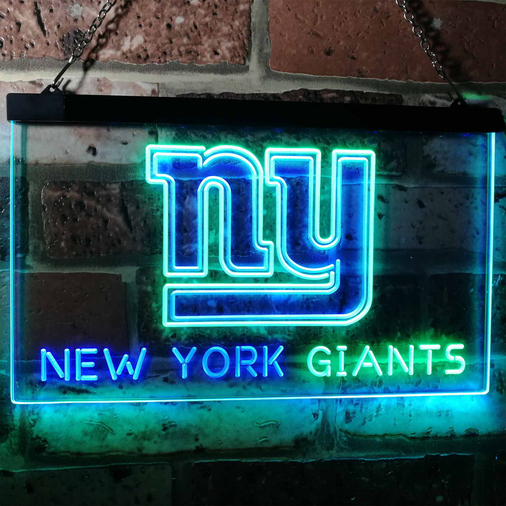 New York Giantsation Football Bar Dual Color LED Neon Sign ProLedSign