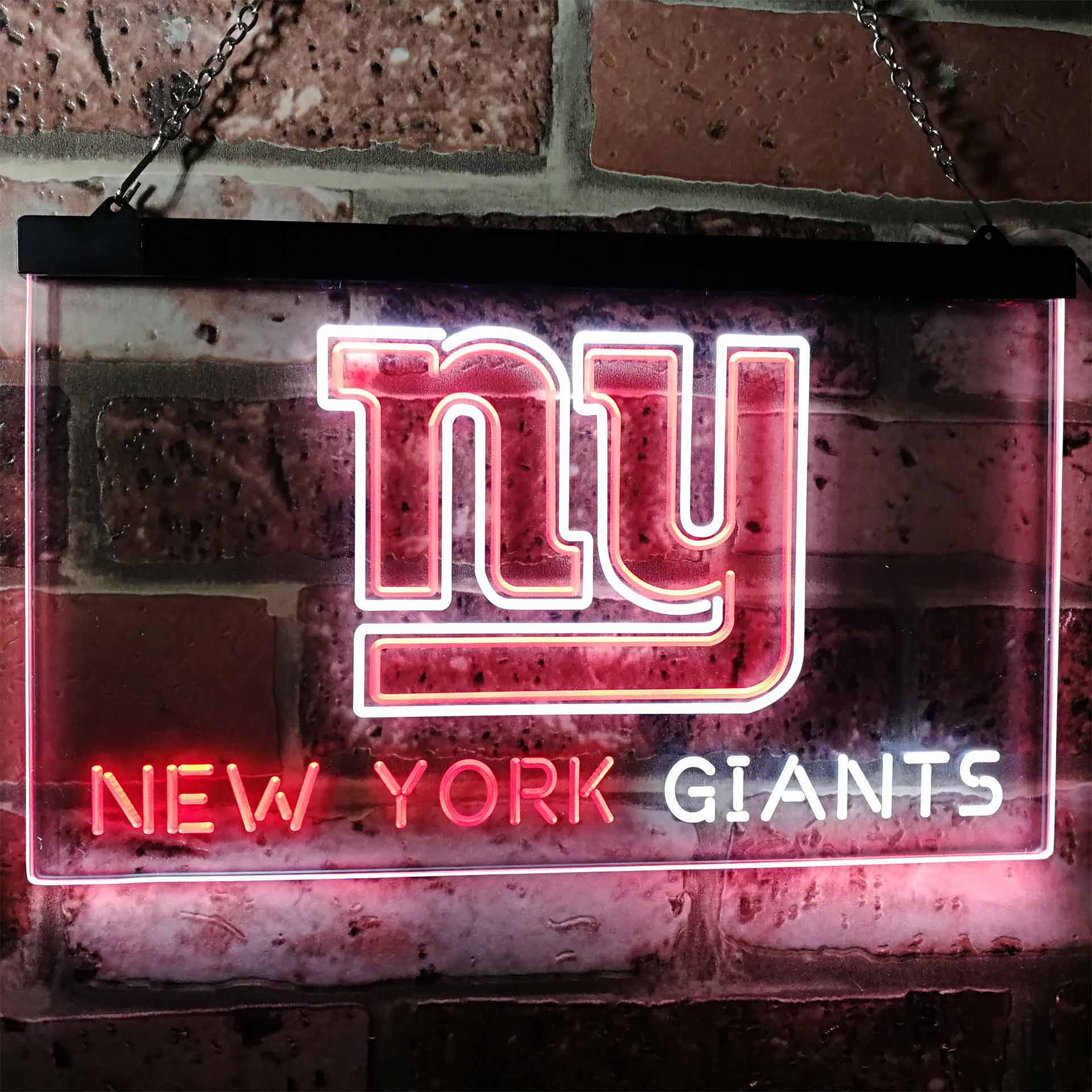 New York Giantsation Football Bar Dual Color LED Neon Sign ProLedSign