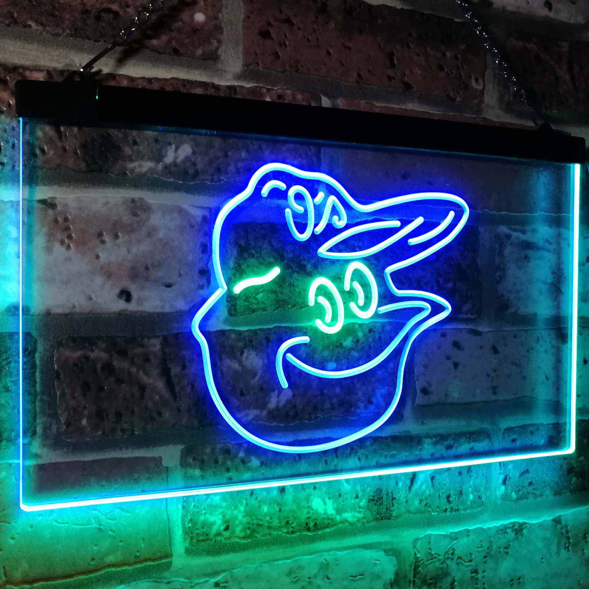 Baltimore Orioles Mascot Neon-Like LED Sign - ProLedSign