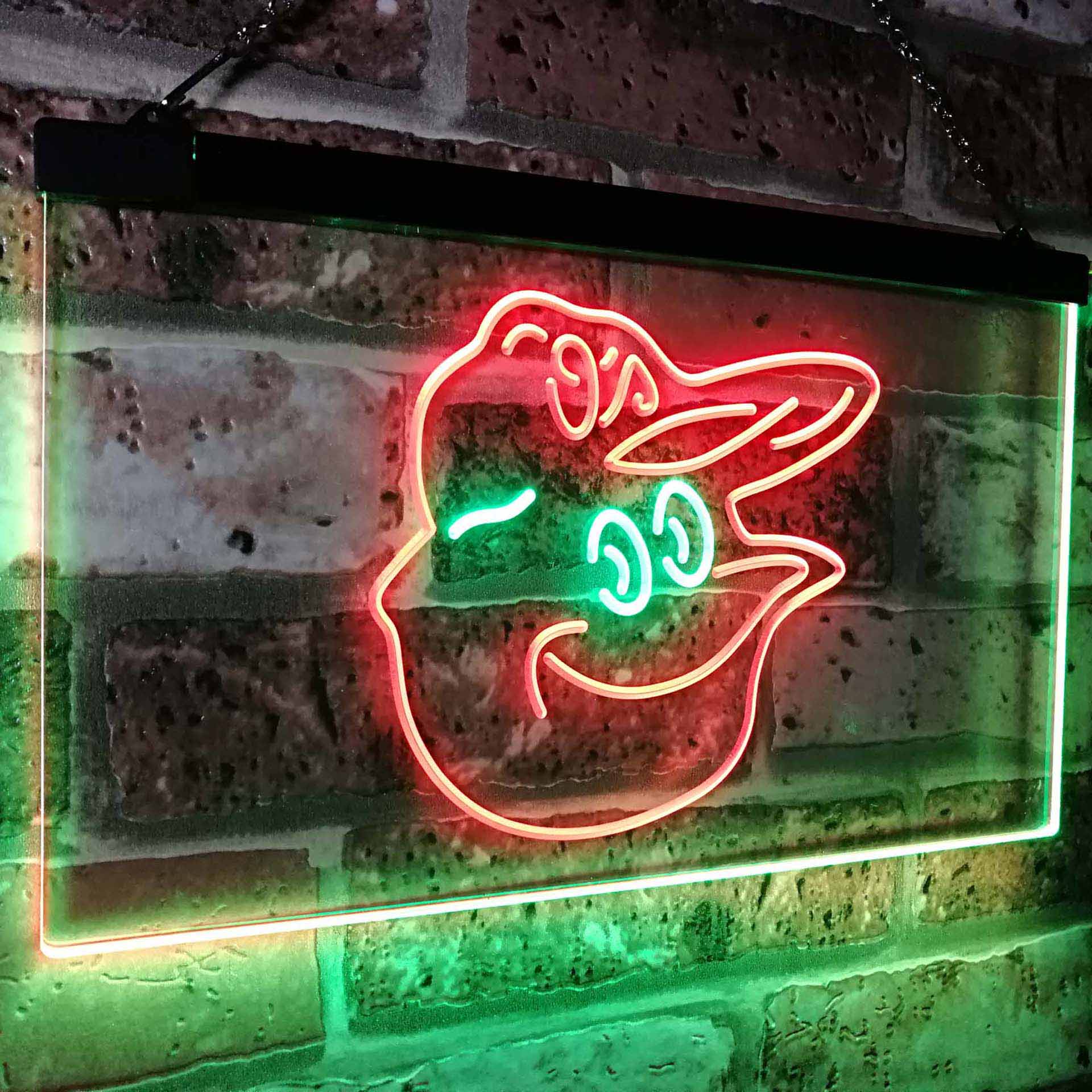 Baltimore Orioles Mascot Neon-Like LED Sign - ProLedSign