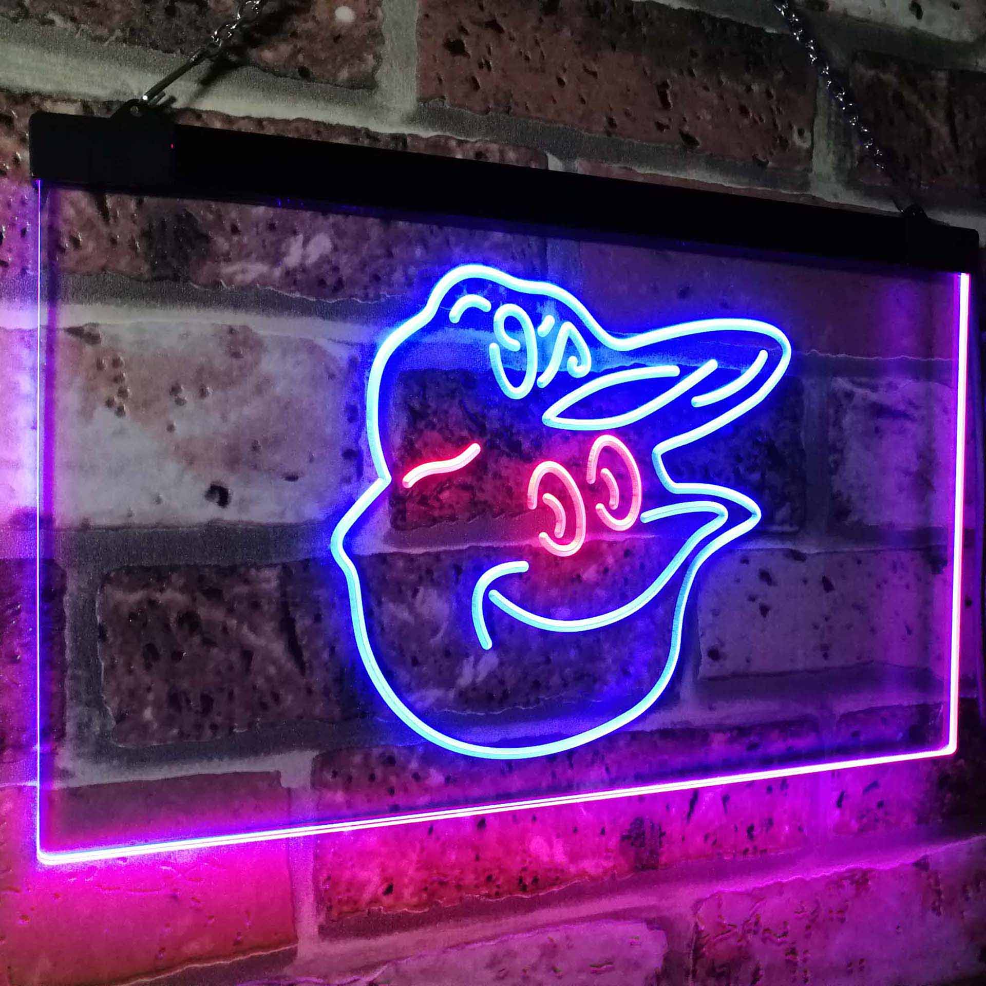 Baltimore Orioles Mascot Neon-Like LED Sign - ProLedSign