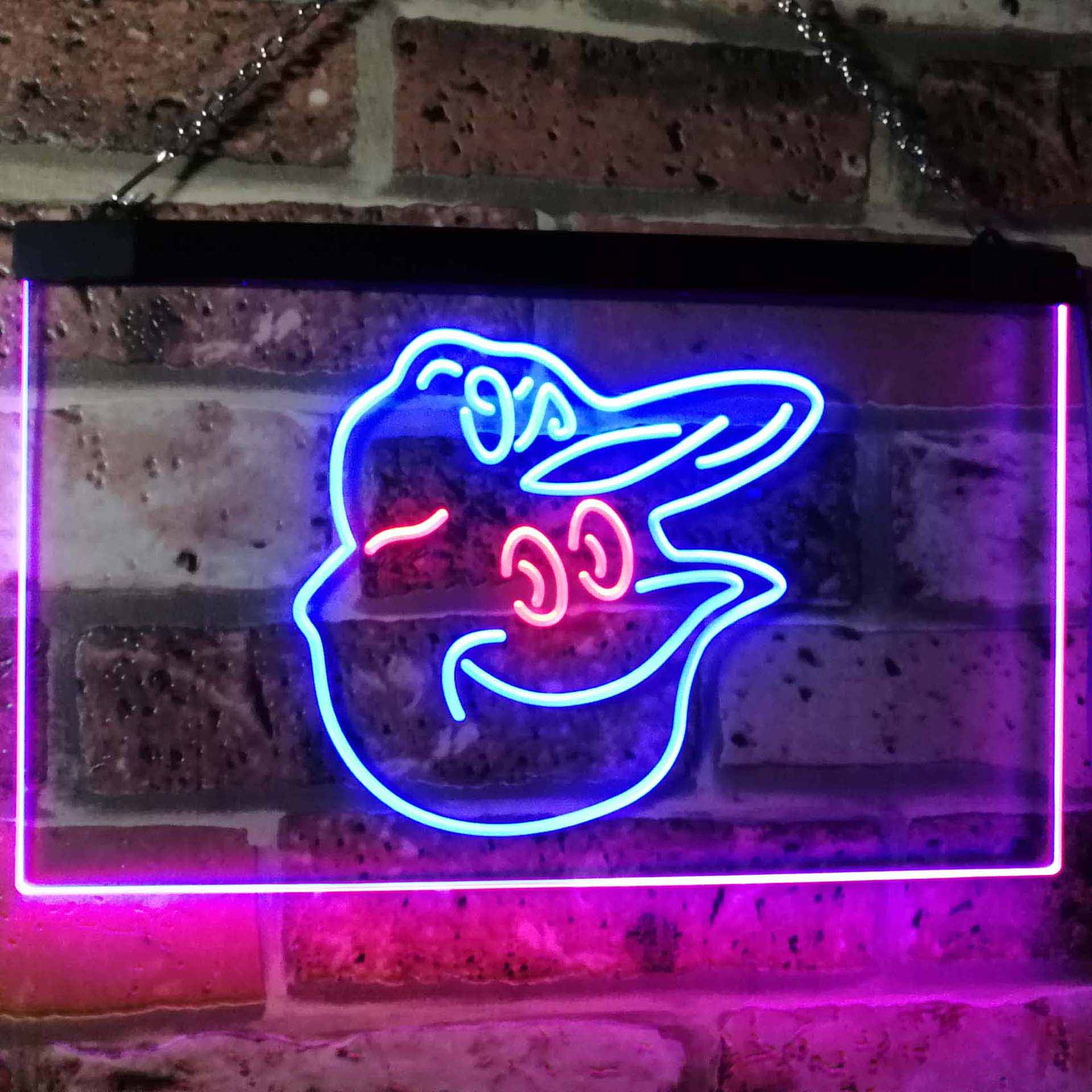 Baltimore Orioles Mascot Neon-Like LED Sign - ProLedSign