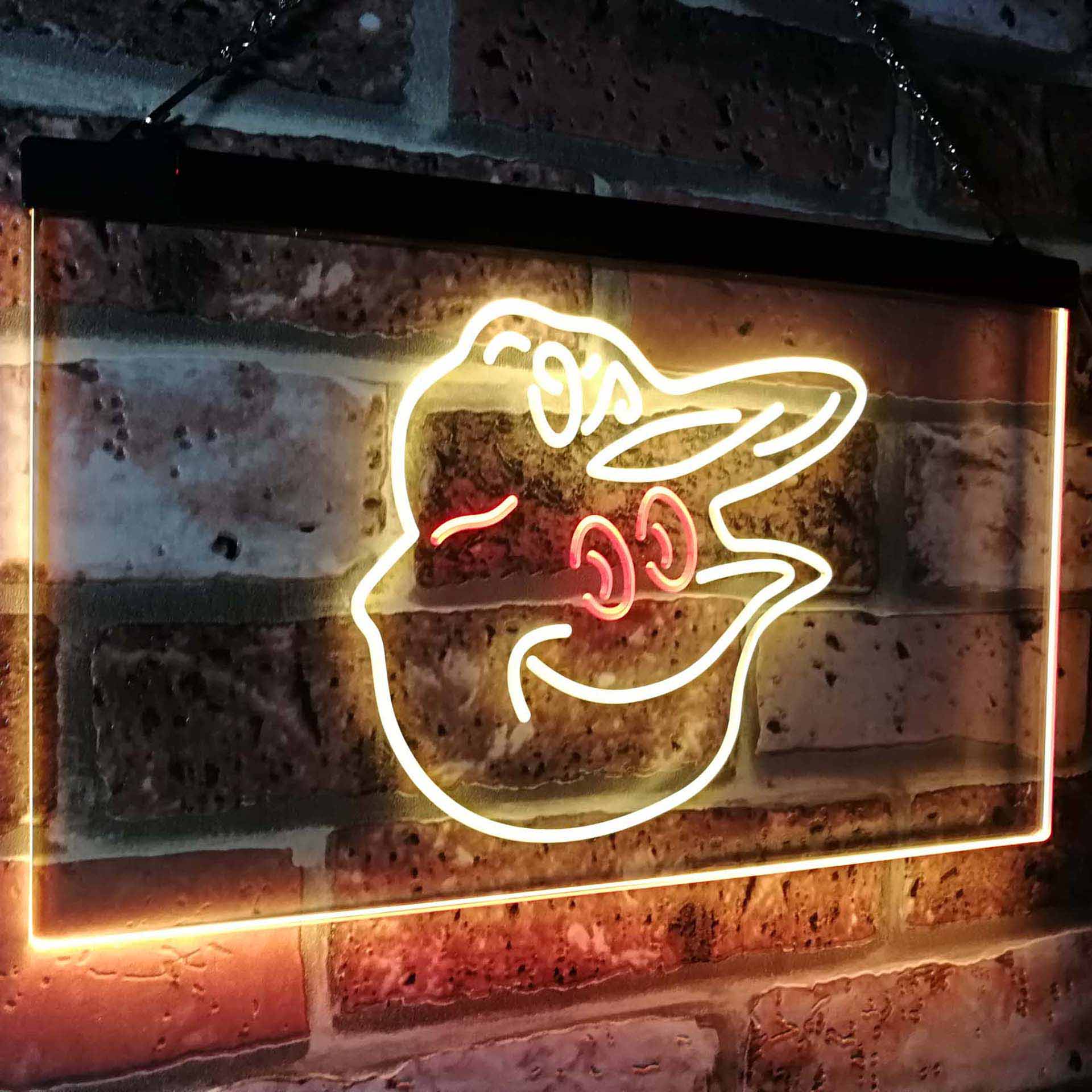 Baltimore Orioles Mascot Neon-Like LED Sign - ProLedSign