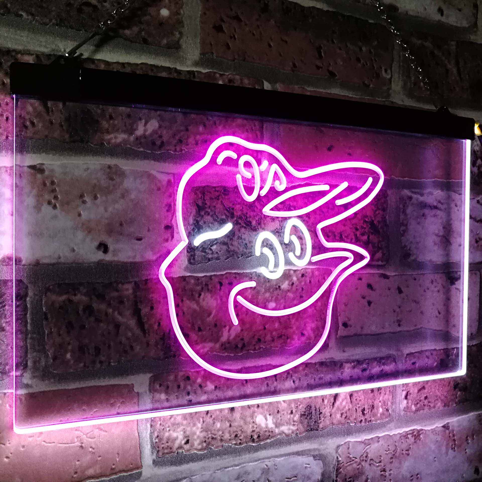 Baltimore Orioles Mascot Neon-Like LED Sign - ProLedSign