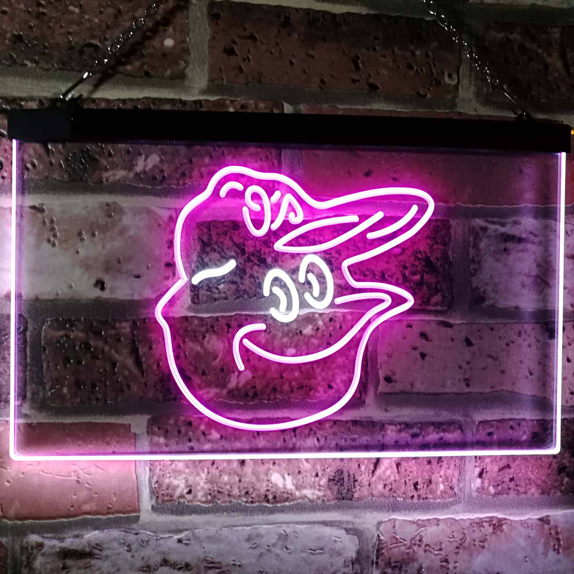 Baltimore Orioles Mascot Neon-Like LED Sign - ProLedSign