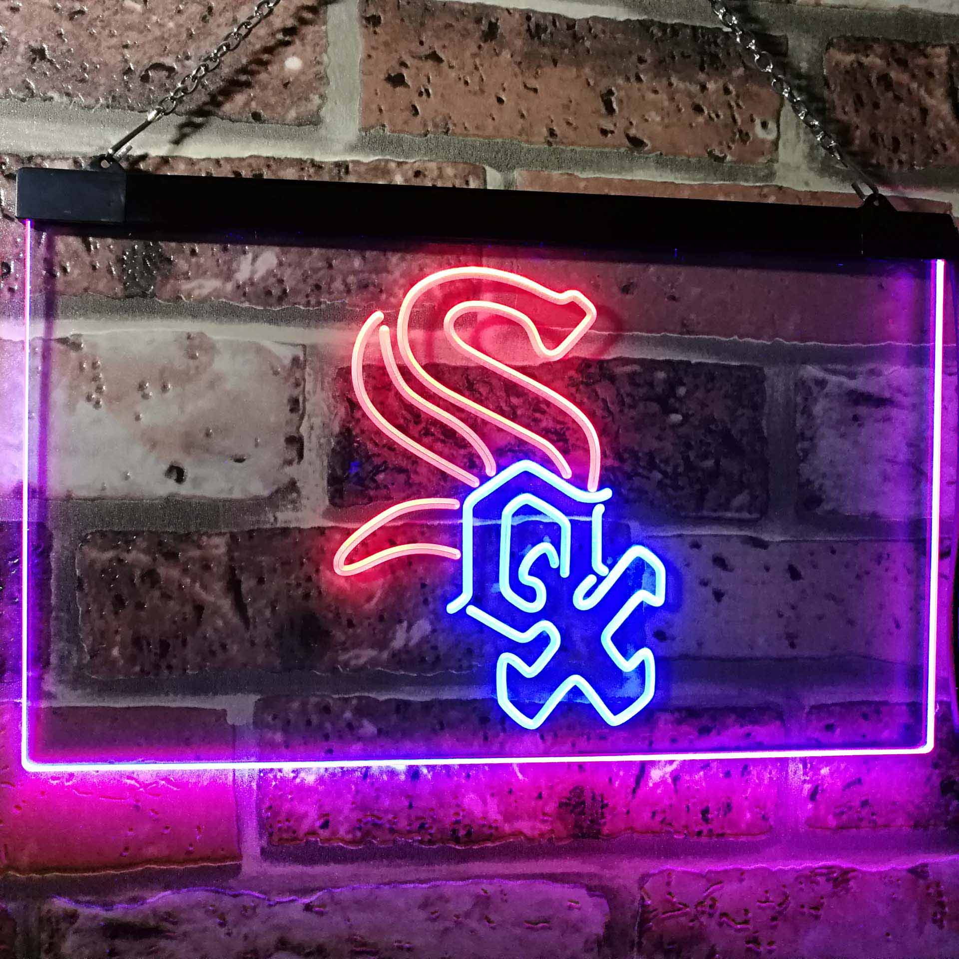 Chicago White Sox Dual Color LED Neon Sign ProLedSign